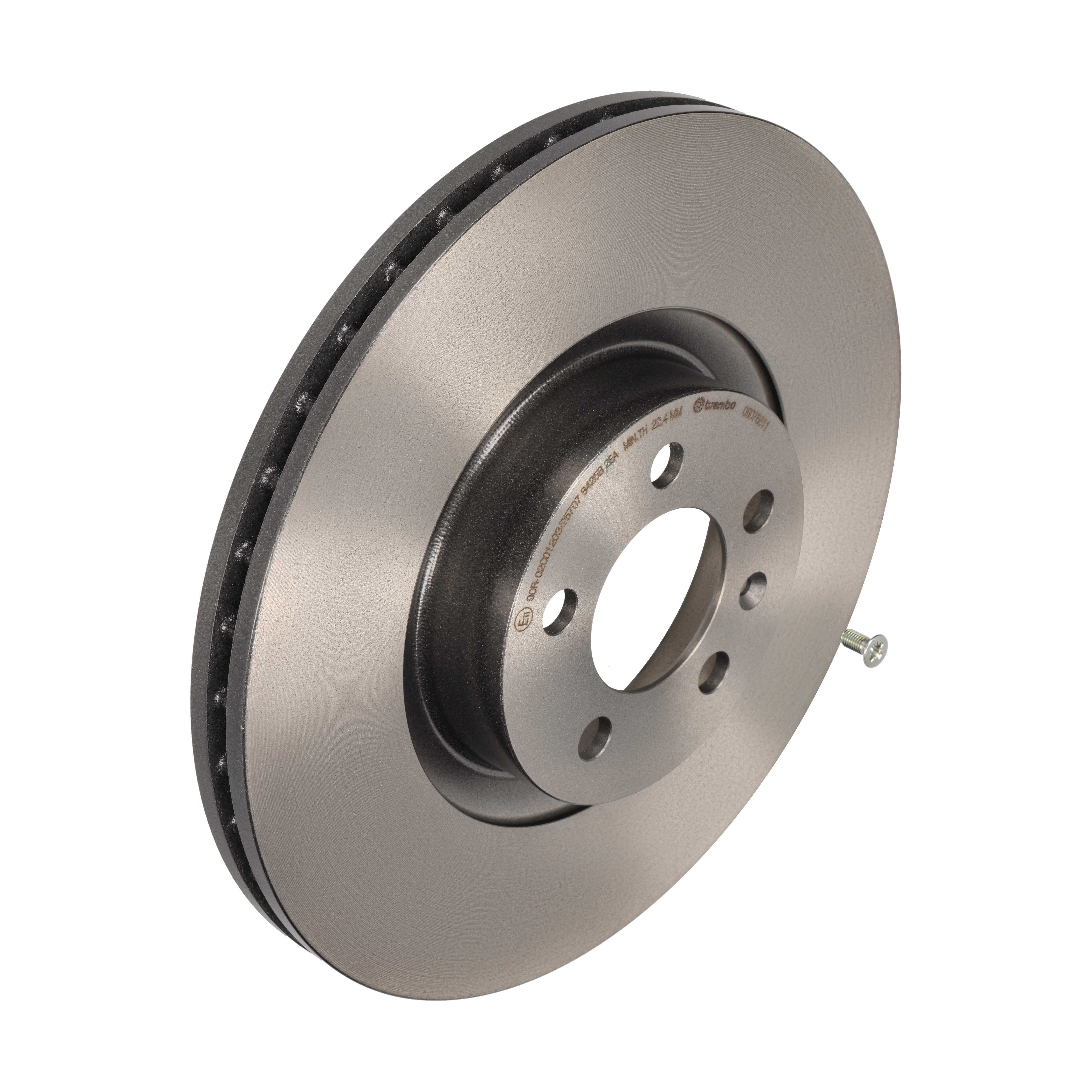 BREMBO Bremseskive 09d76611 312mm 25mm for VW
