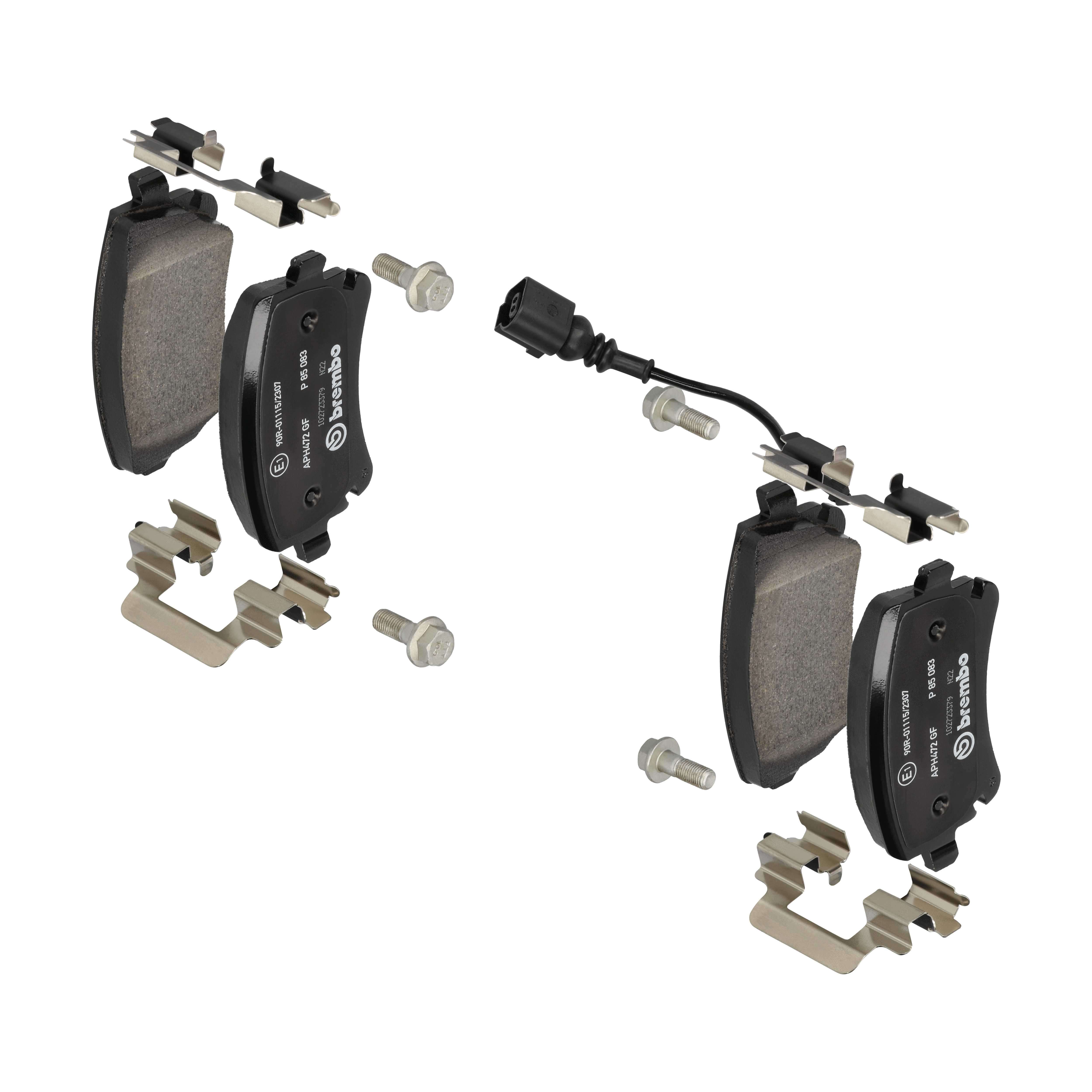 BREMBO Bremseklodser p85083 for VW