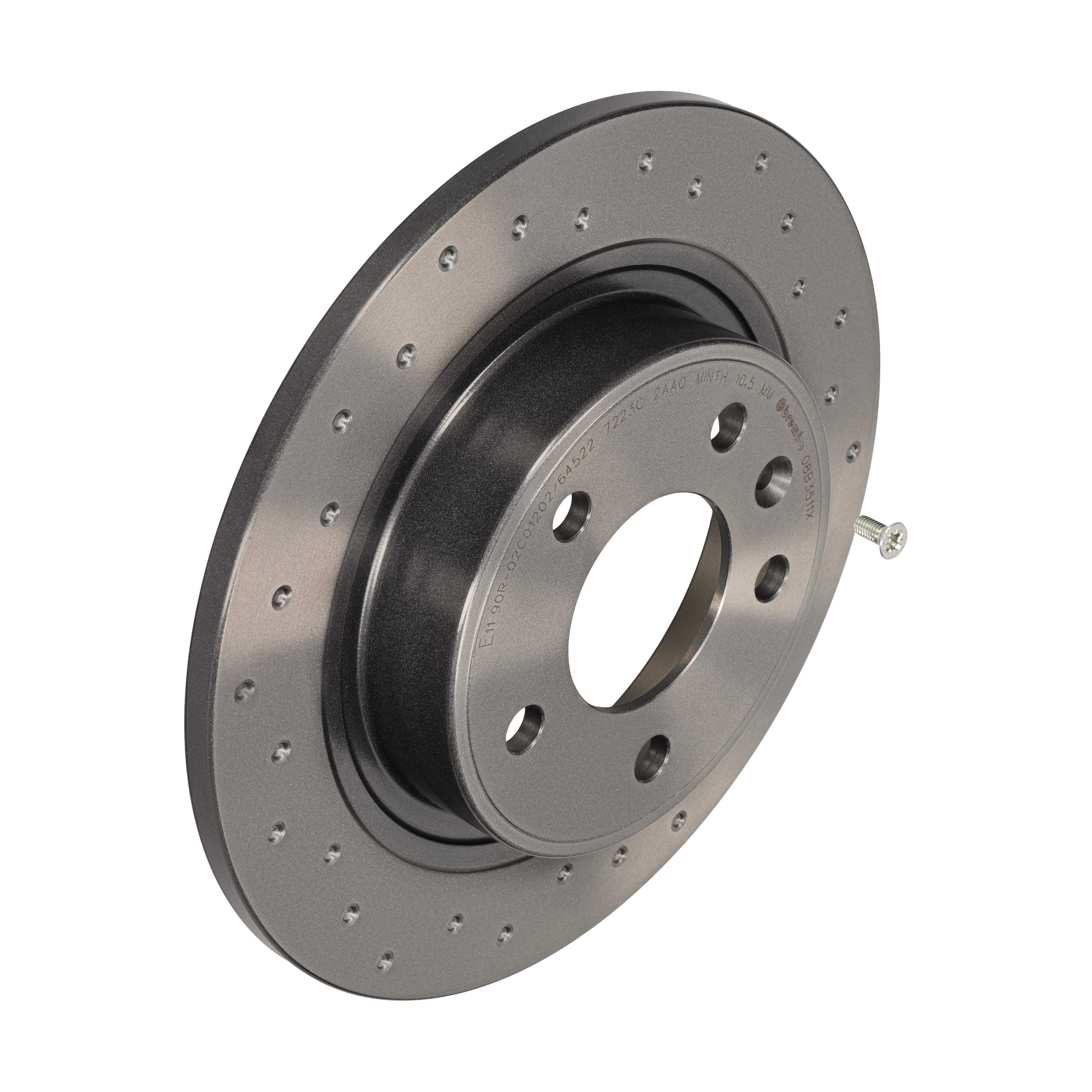 BREMBO Bremseskive 08b3511x perforeret 292mm 12mm for OPEL VAUXHALL CHEVROLET