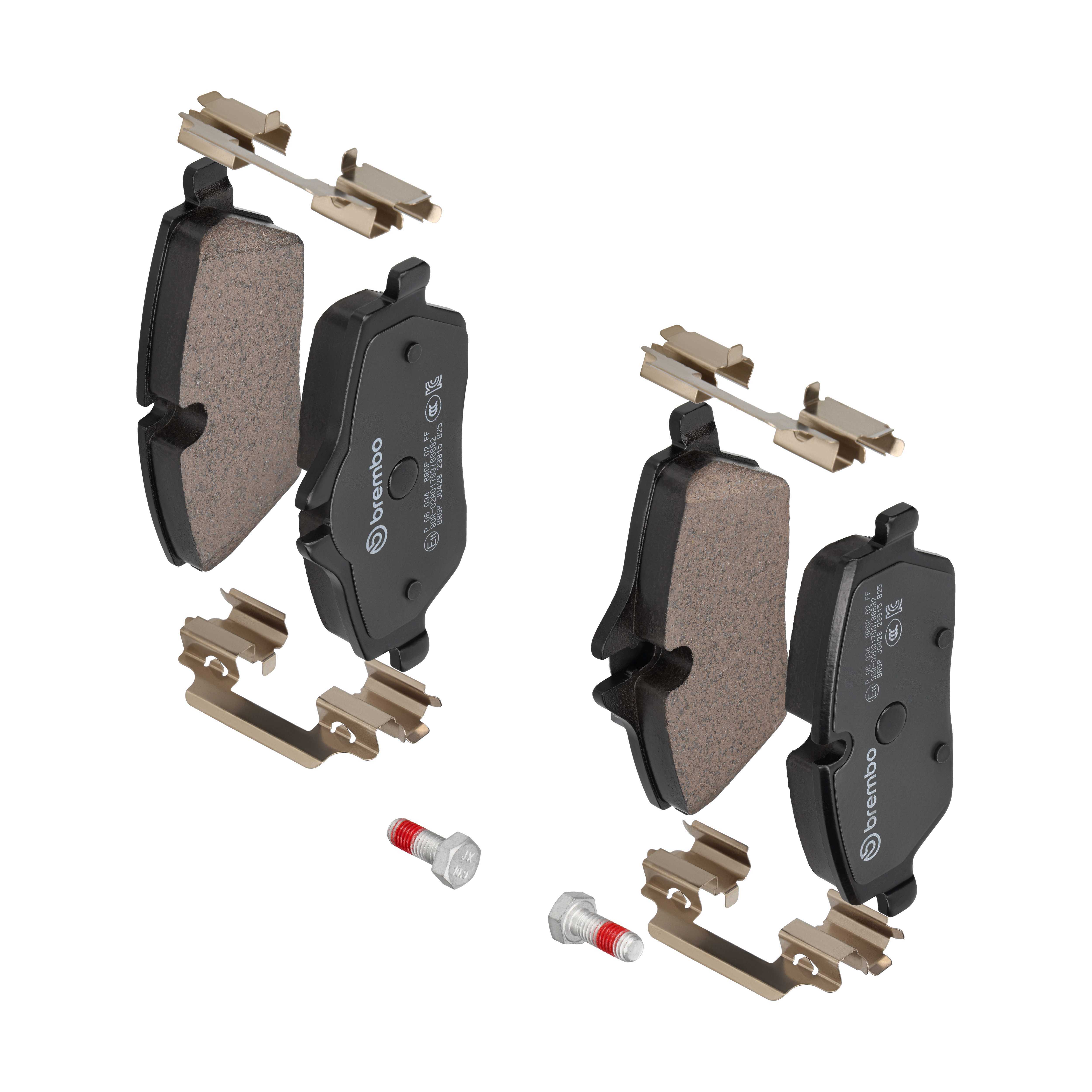 BREMBO Bremseklodser p06034 for MINI BMW