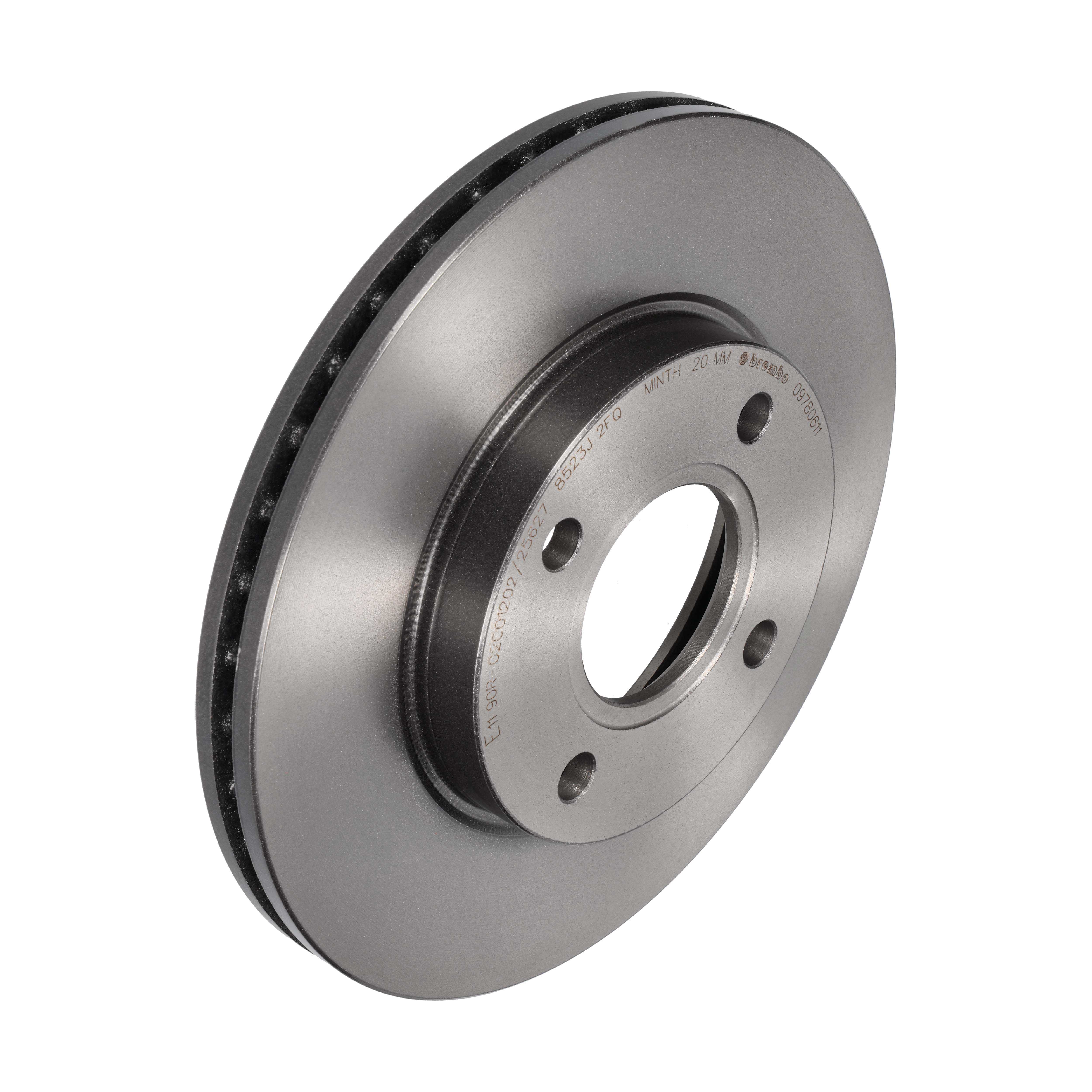 BREMBO Bremseskive 09780611 258mm 22mm for FORD MAZDA