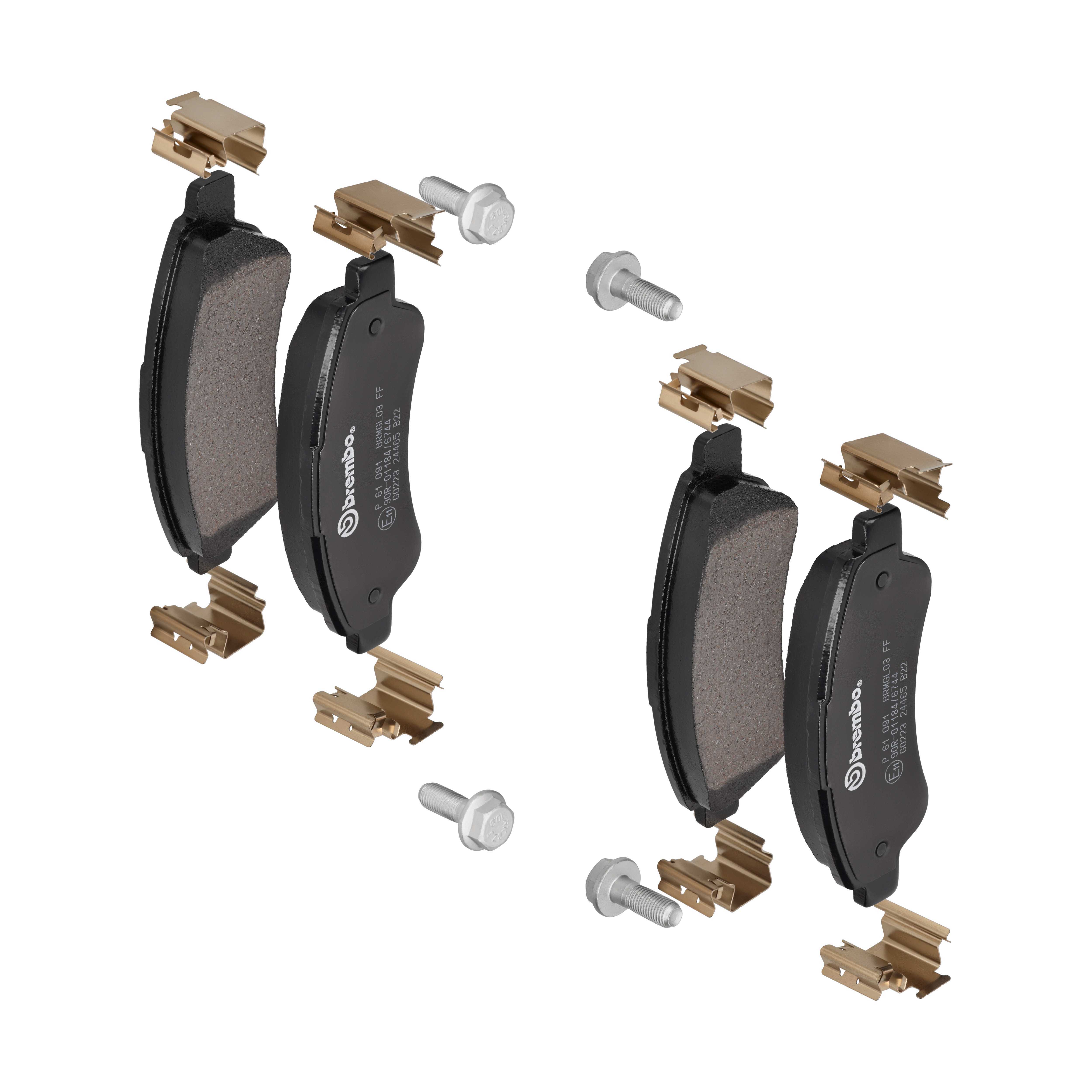 BREMBO Bremseklodser p61091 for CITROËN PEUGEOT FIAT