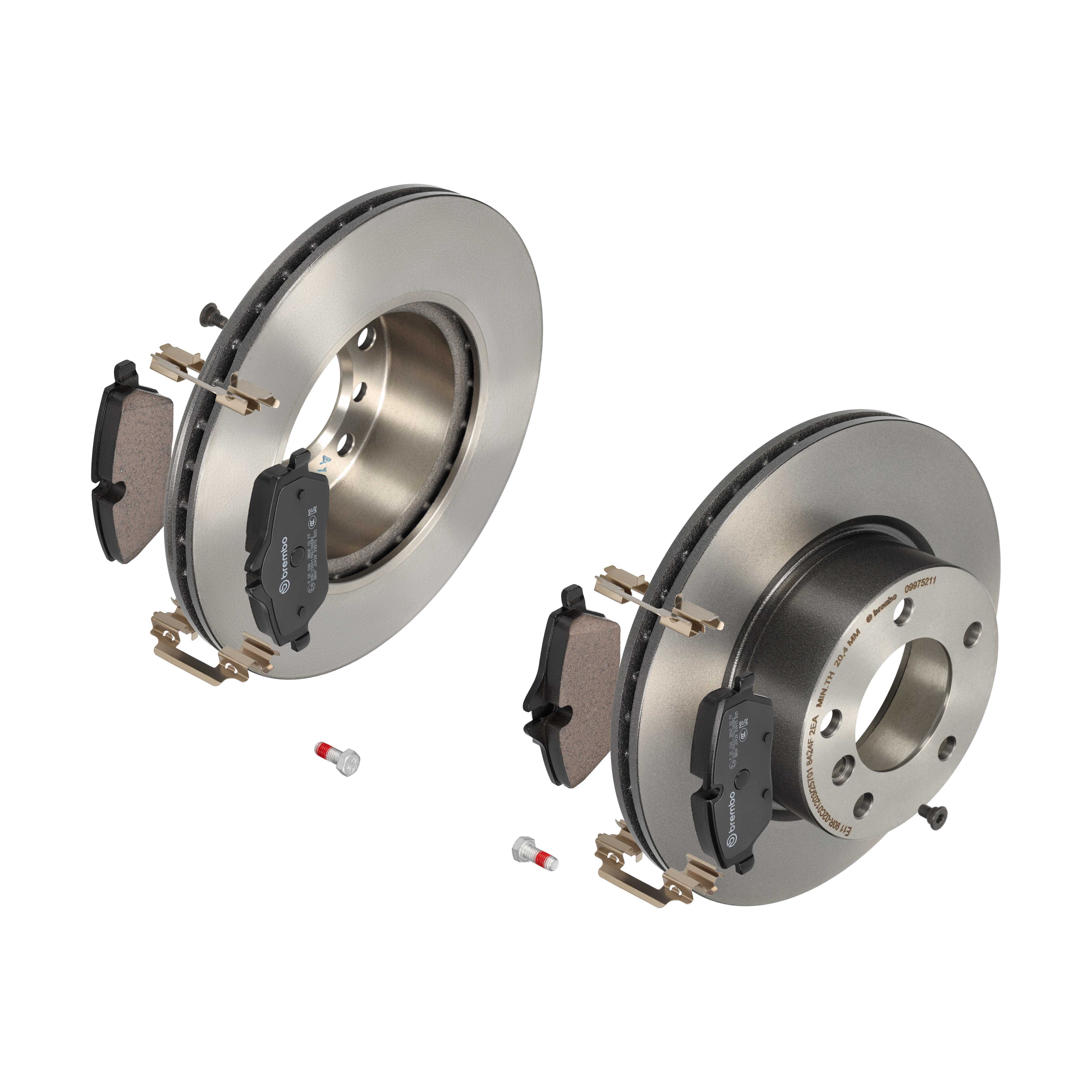 BREMBO Bremsesæt, skivebremser 142053957 foraksel indvendig ventileret 292mm 22mm for MINI BMW