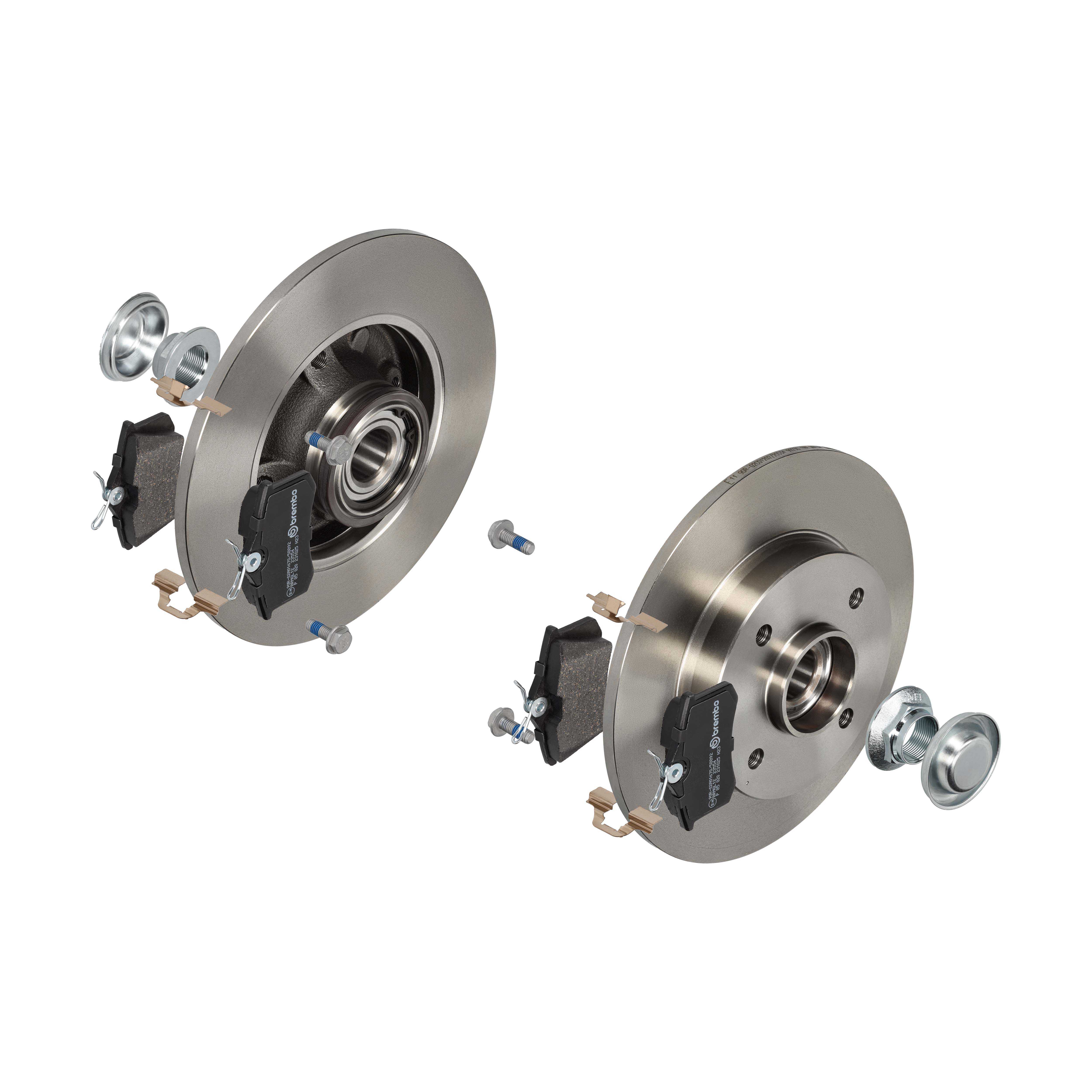 BREMBO Bremsesæt, skivebremser 142053458 bagaksel fuld 249mm 9mm for CITROËN DS PEUGEOT FORD OPEL MG (SAIC) ROEWE (SAIC) LANCIA ZHONGHUA (BRILLIANCE)
