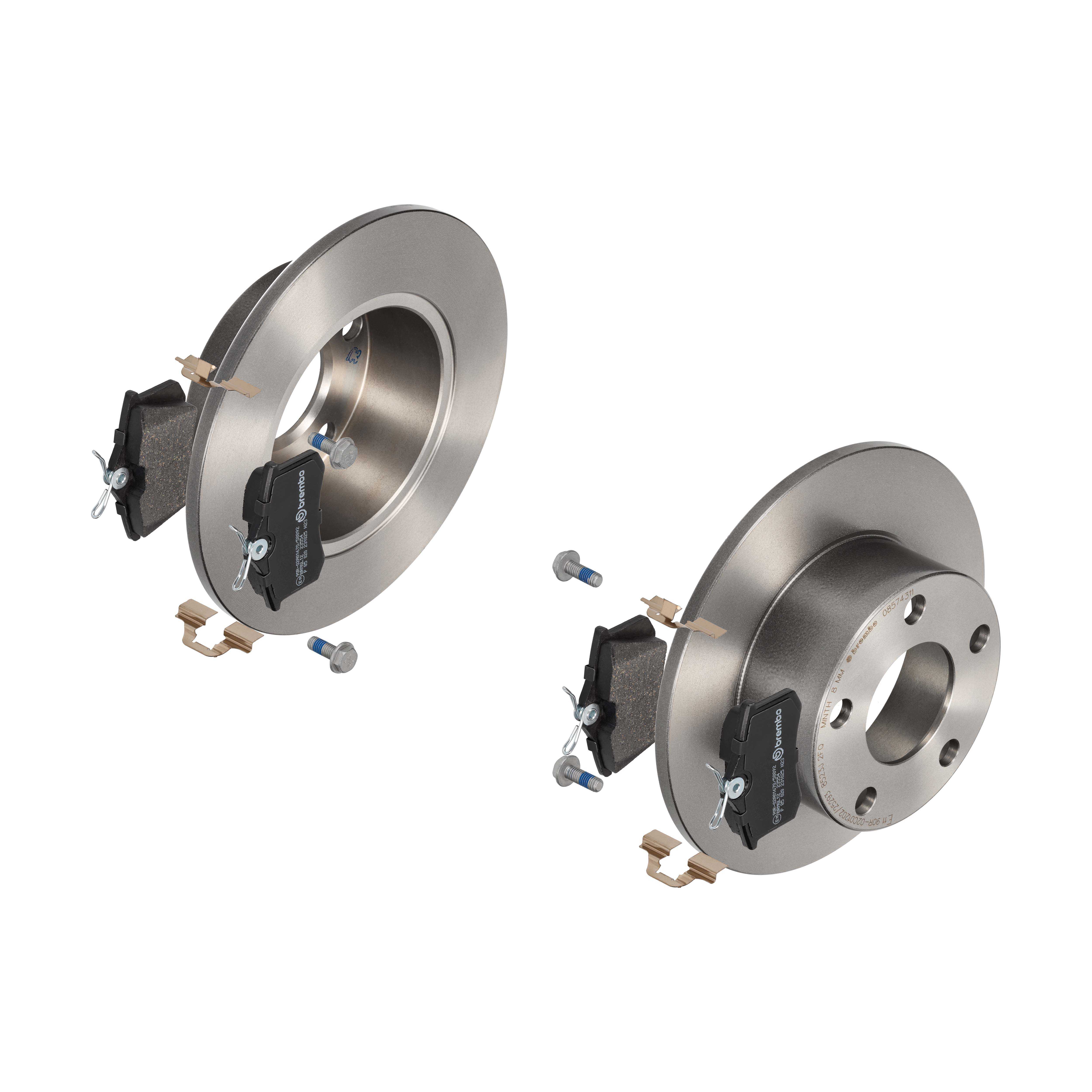 BREMBO Bremsesæt, skivebremser ijdtidi7d4 bagaksel fuld 245mm 10mm for PEUGEOT CITROËN FORD MG (SAIC) ROEWE (SAIC) FIAT ZHONGHUA (BRILLIANCE) DS AUDI