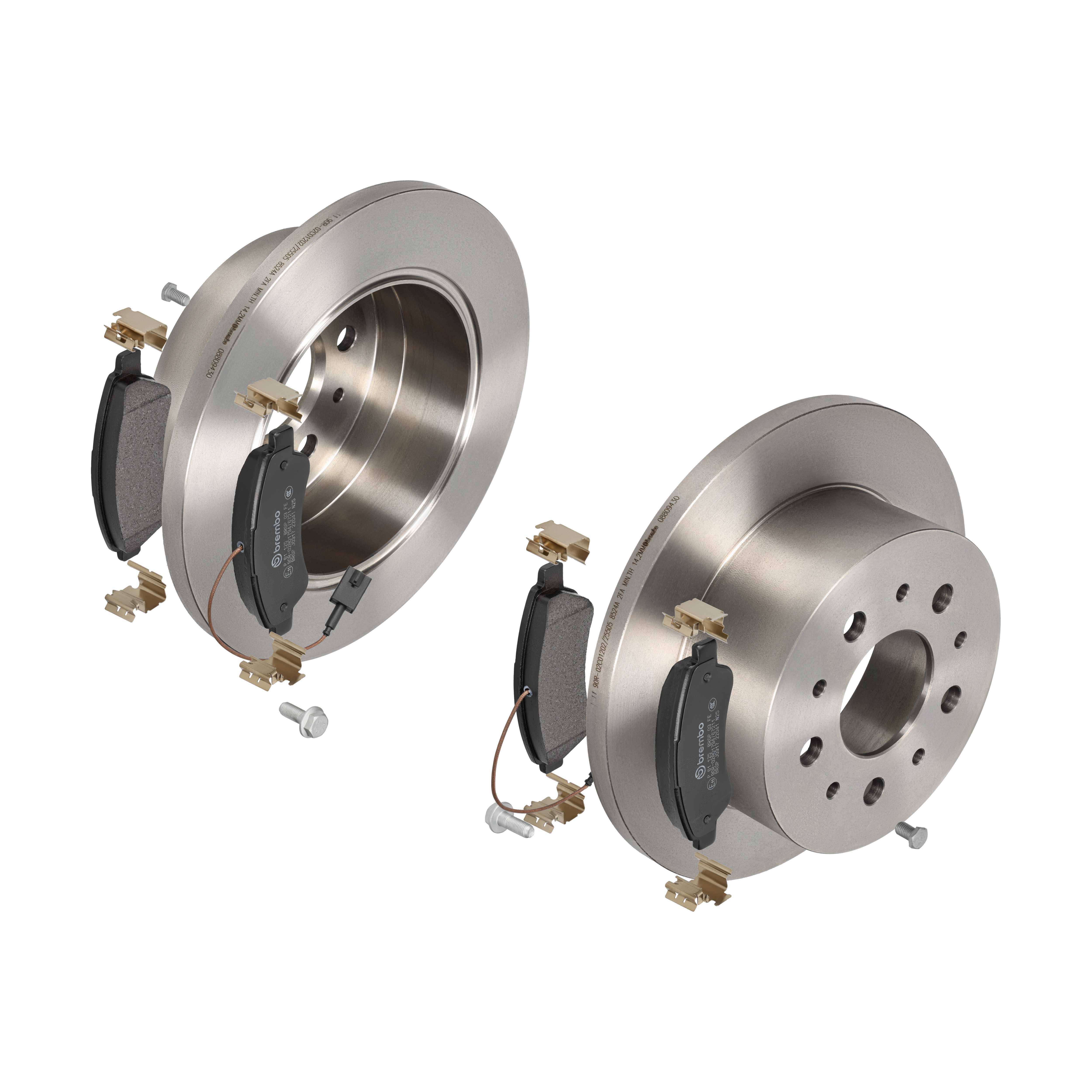 BREMBO Bremsesæt, skivebremser ijdtidkkj0 bagaksel fuld 280mm 16mm for FIAT CITROËN PEUGEOT RAM