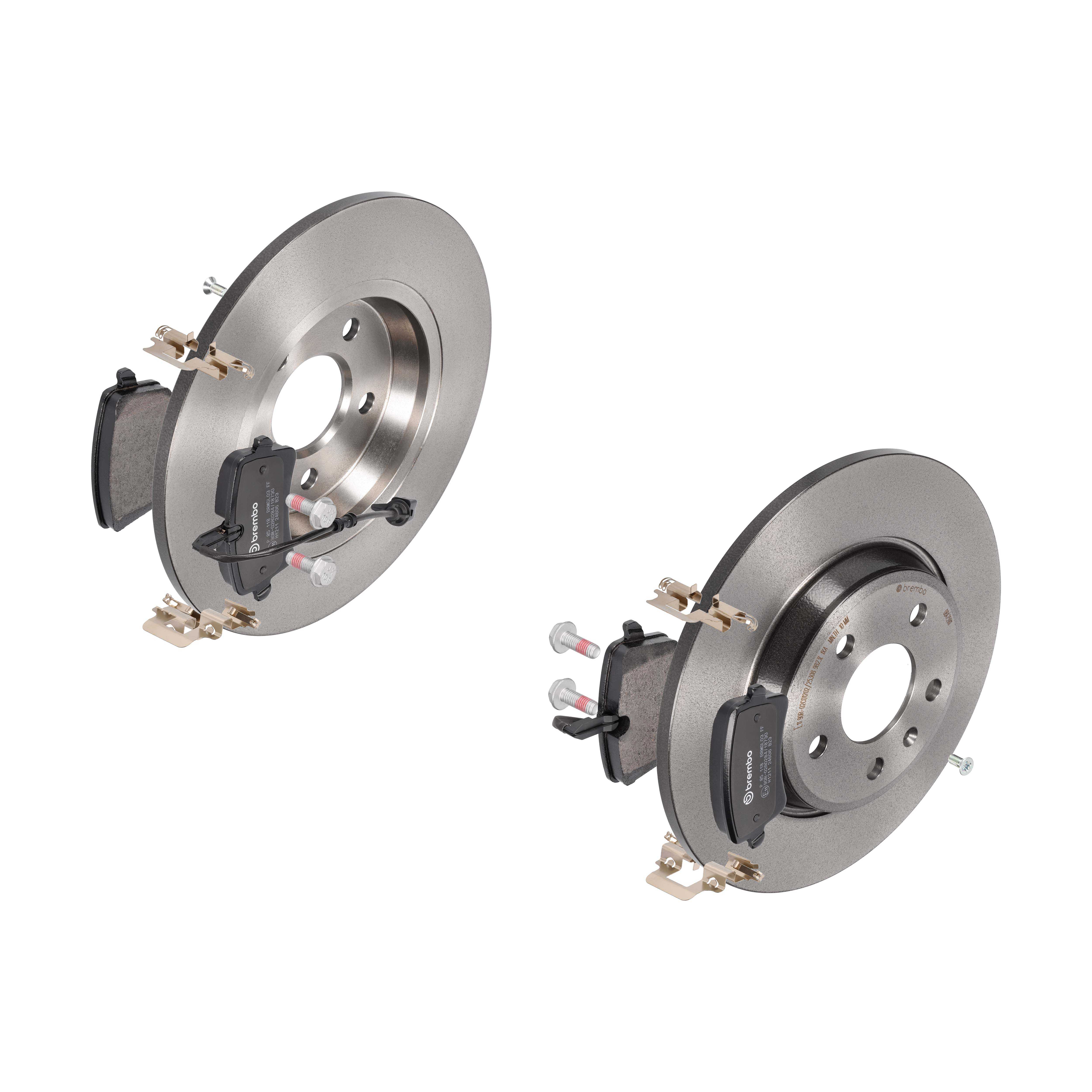 BREMBO Bremsesæt, skivebremser 142055718 bagaksel fuld 300mm 12mm for AUDI (FAW) VW (FAW) AUDI SEAT