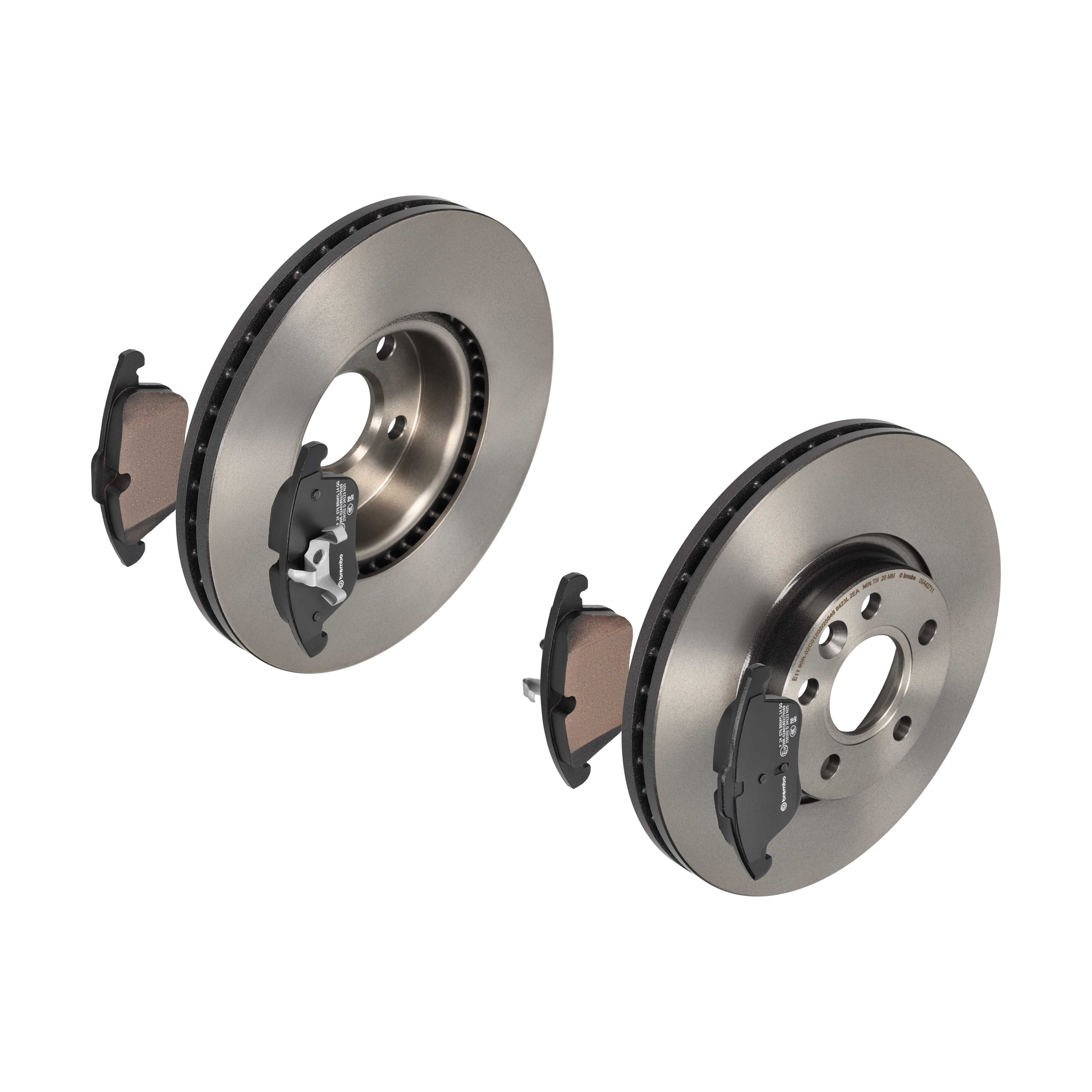 BREMBO Bremsesæt, skivebremser 142053740 foraksel indvendig ventileret 300mm 28mm for FORD FORD (CHANGAN) VOLVO MG (SAIC) VOLVO (CHANGAN) VOLVO ASIA L
