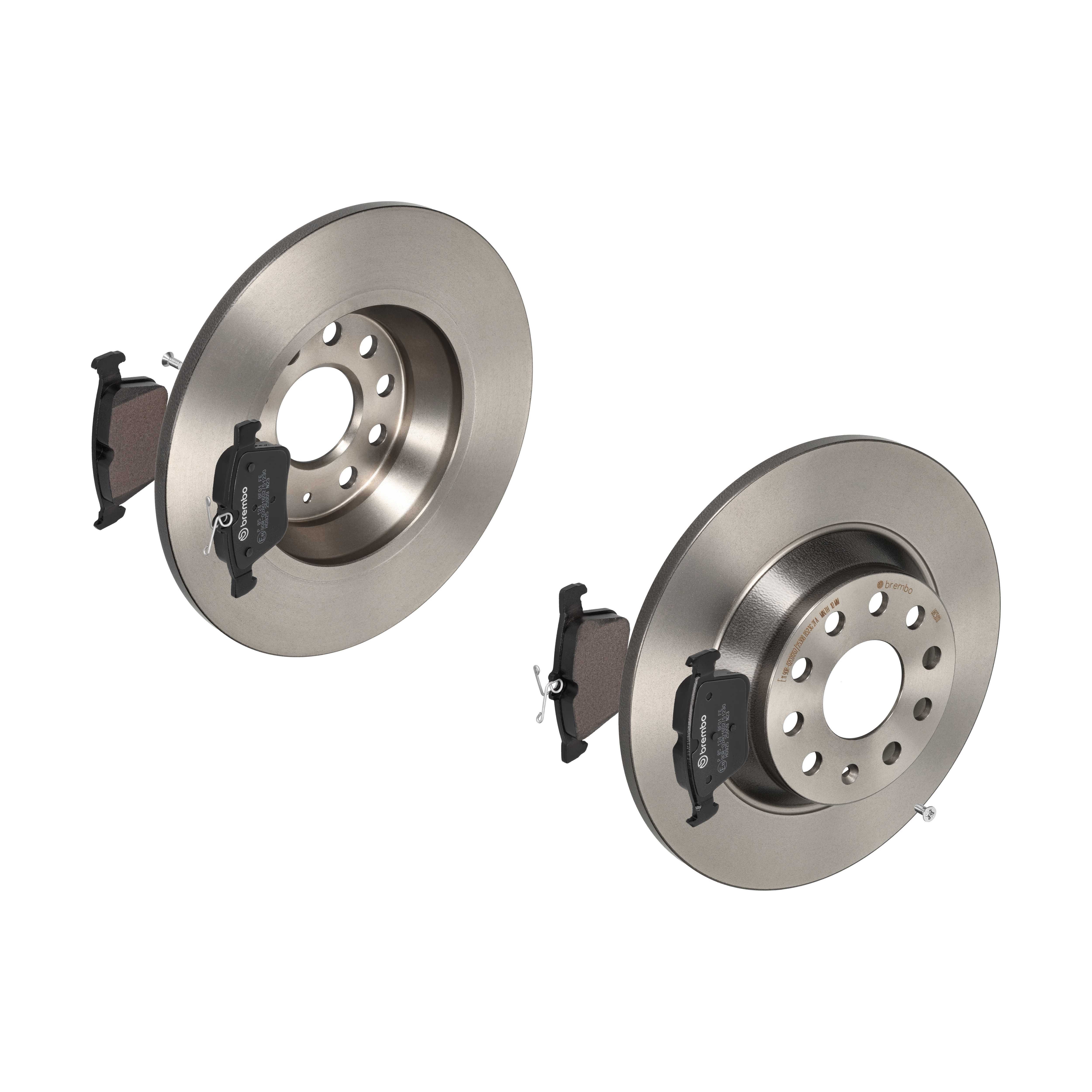 BREMBO Bremsesæt, skivebremser ijdtidkbp2 bagaksel fuld 300mm 12mm for AUDI AUDI (FAW) SKODA VW SEAT VW (SVW) SKODA (SVW) VW (FAW)