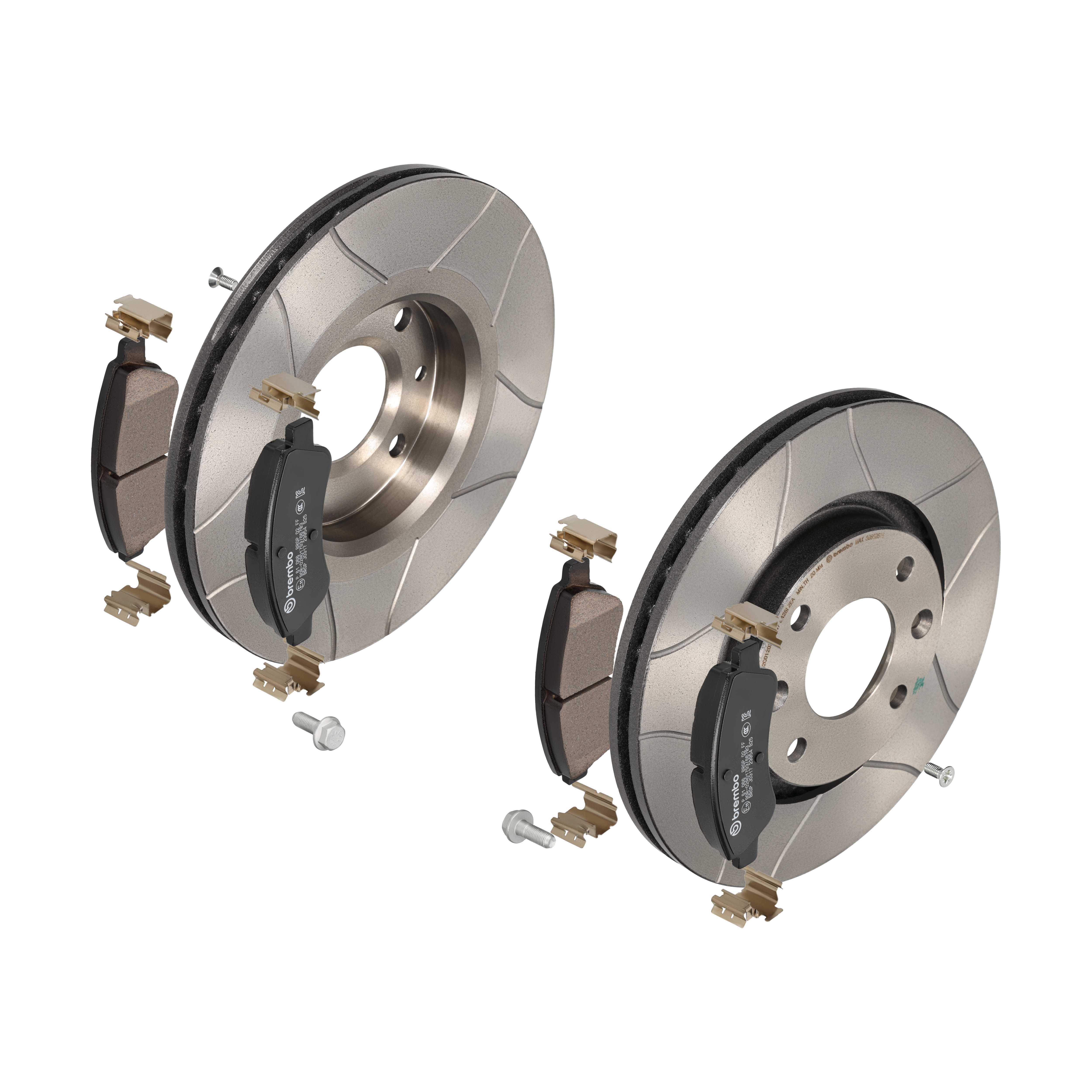 BREMBO Bremsesæt, skivebremser sk8k0f2ua5 foraksel lukket 266mm 22mm for PEUGEOT CITROËN PEUGEOT (DF-PSA) OPEL FENGSHEN DS CITROËN (DF-PSA)