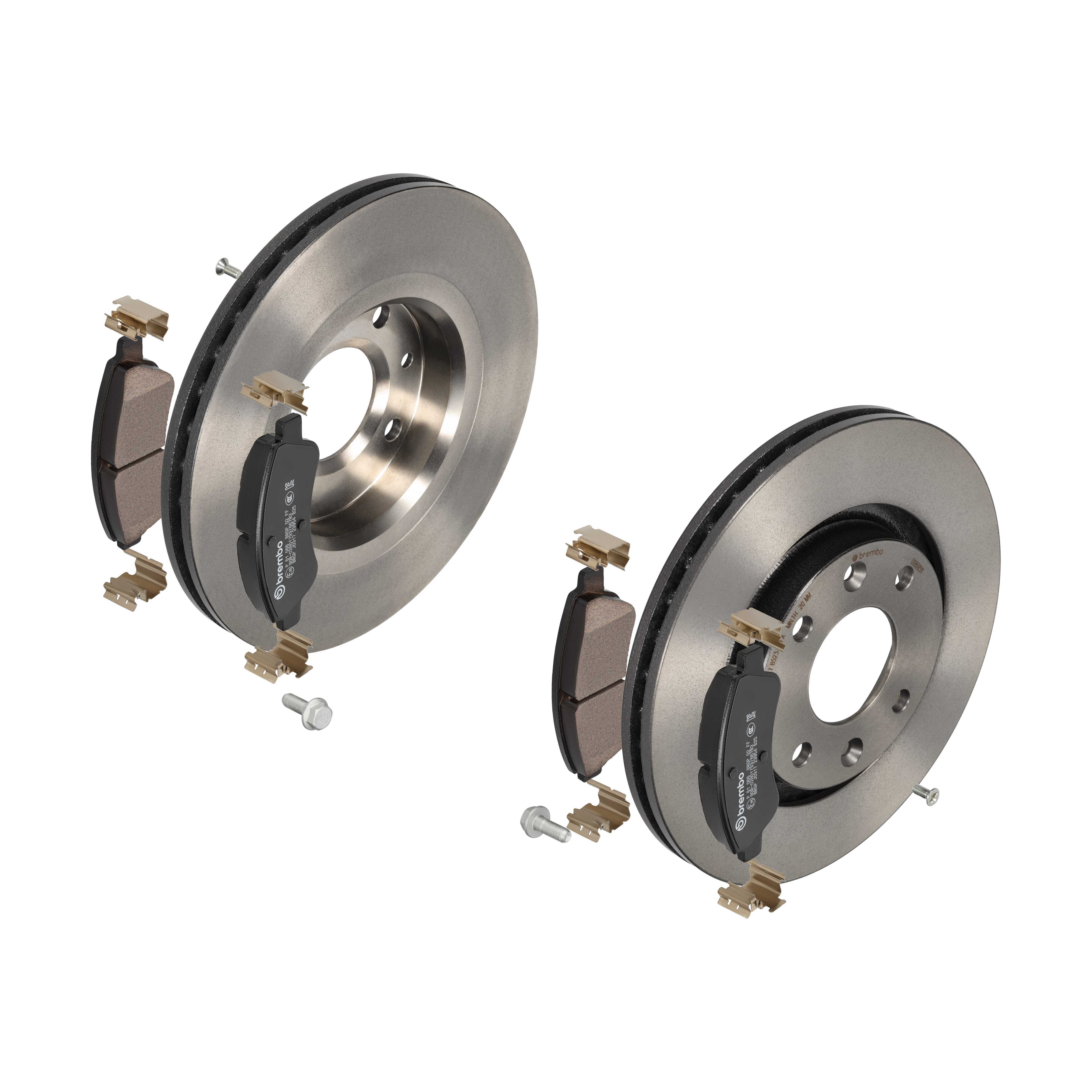 BREMBO Bremsesæt, skivebremser ijdtidd0k8 foraksel indvendig ventileret 266mm 22mm for PEUGEOT CITROËN PEUGEOT (DF-PSA) OPEL FENGSHEN DS CITROËN (DF-P
