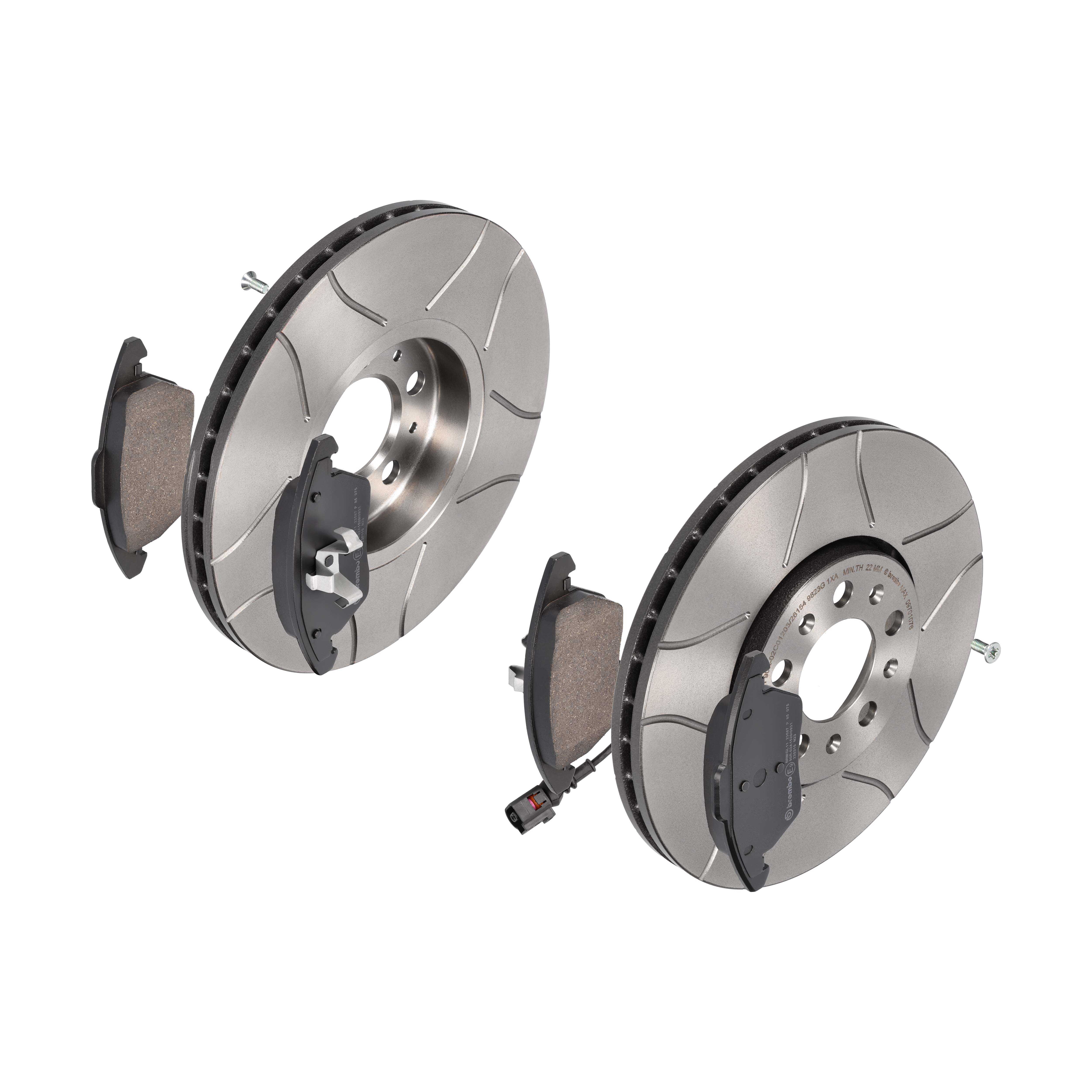 BREMBO Bremsesæt, skivebremser sk8k0ezrh5 foraksel indvendig ventileret 288mm 25mm for SKODA (SVW) VW AUDI SKODA VW (SVW) SEAT VW (FAW)