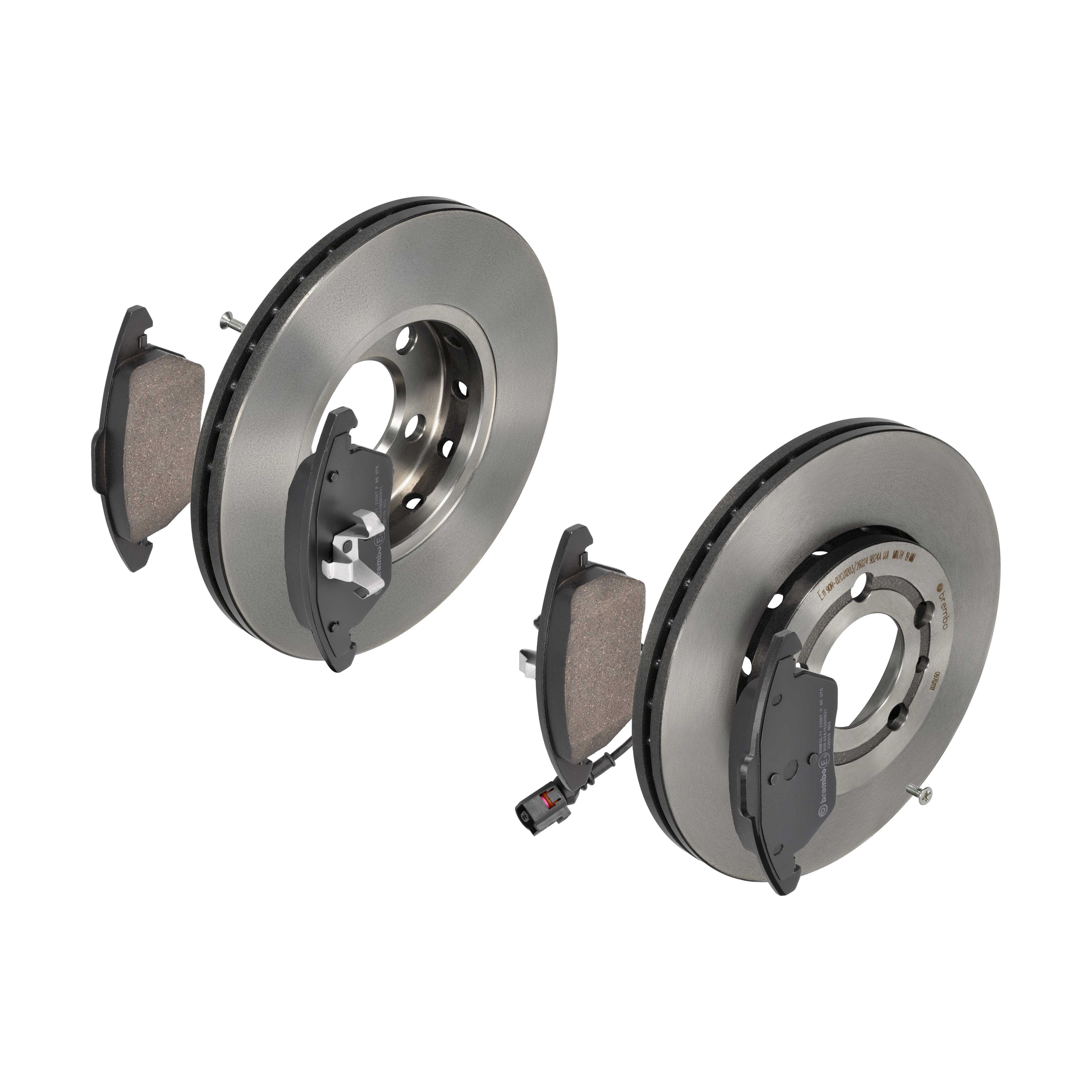 BREMBO Bremsesæt, skivebremser 142053494 foraksel indvendig ventileret 256mm 22mm for AUDI SKODA (SVW) VW (FAW) SEAT VW