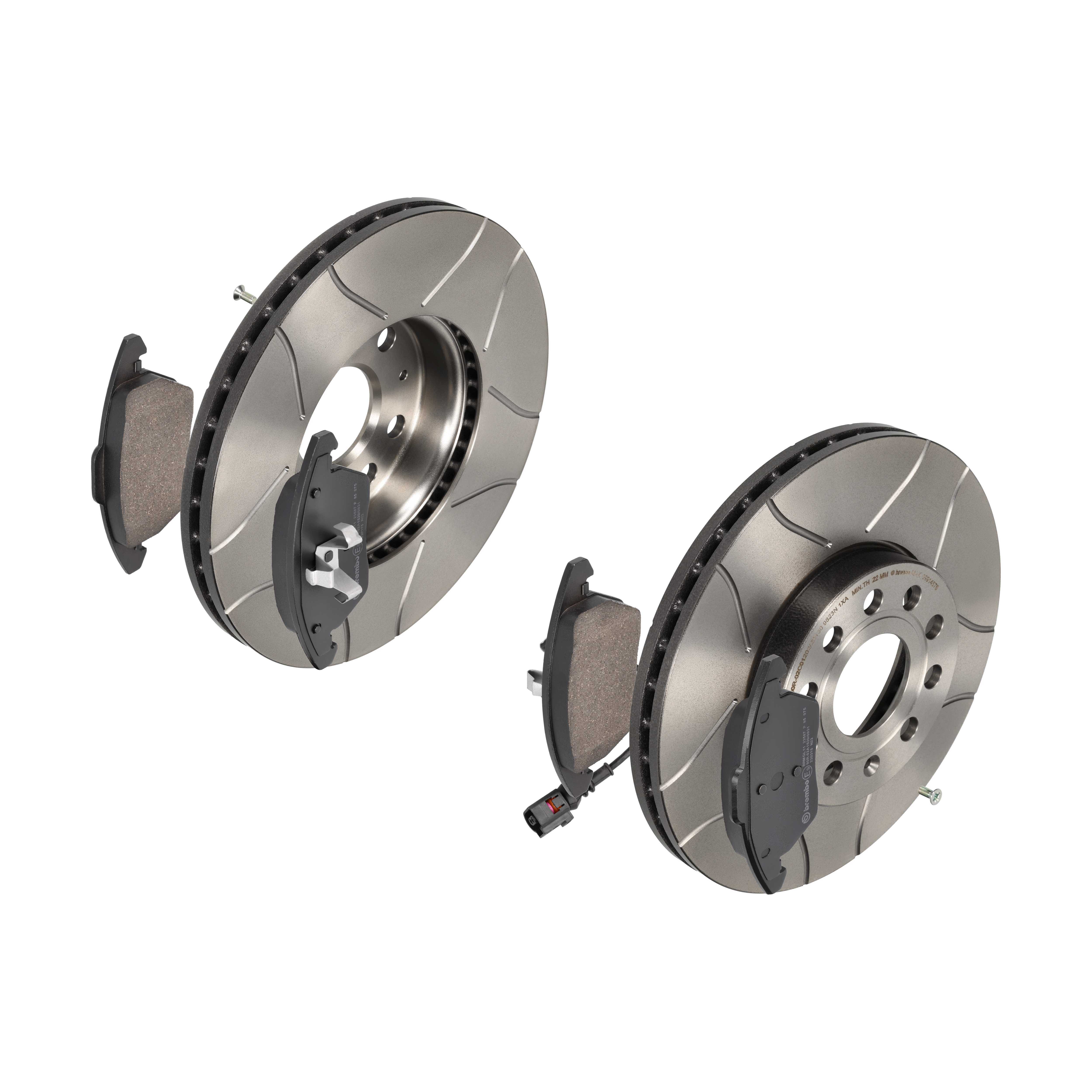 BREMBO Bremsesæt, skivebremser 142053499 foraksel lukket 288mm 25mm for AUDI VW SEAT AUDI (FAW) VW (FAW) SKODA SKODA (SVW)