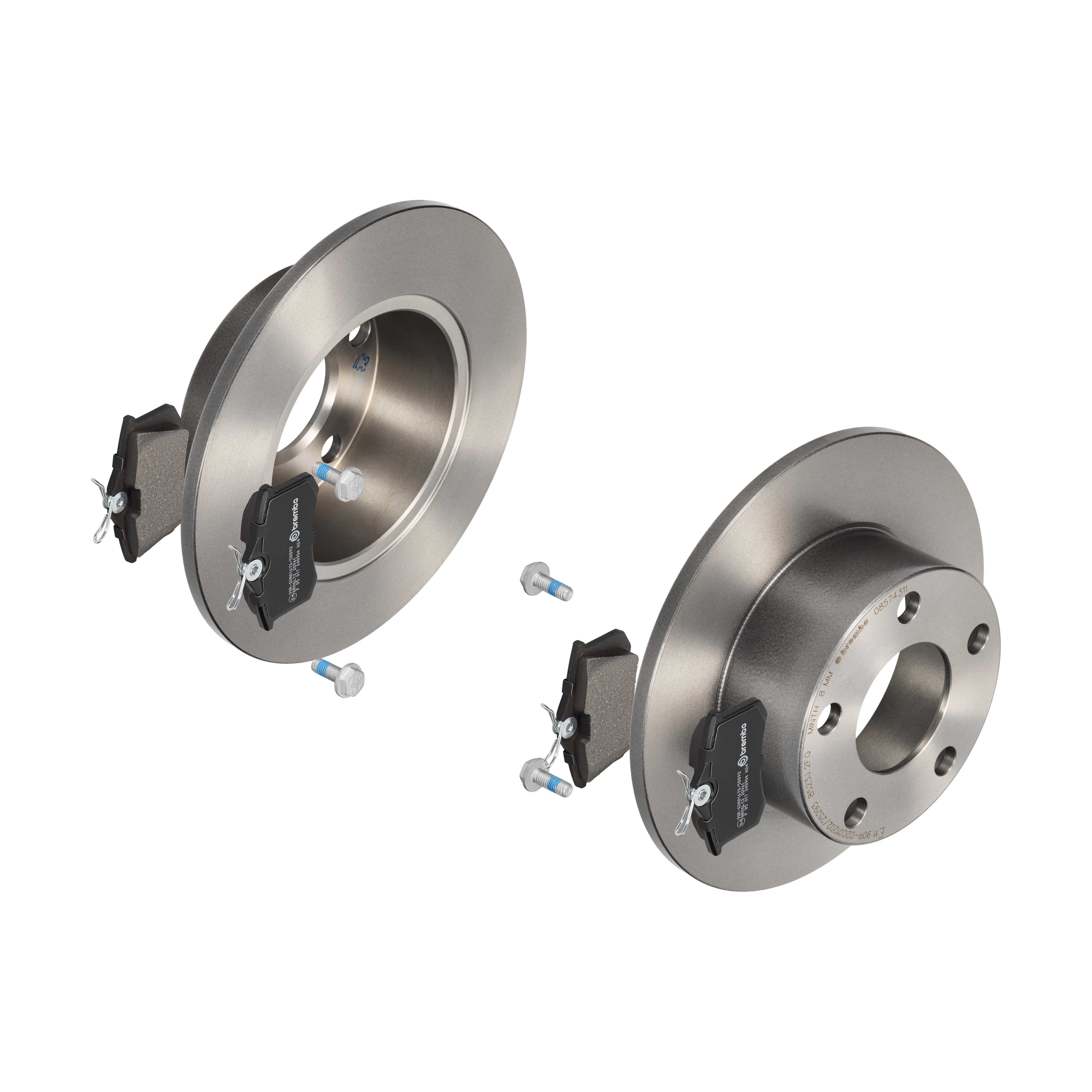 BREMBO Bremsesæt, skivebremser 142053583 bagaksel fuld 245mm 10mm for PEUGEOT ROEWE (SAIC) VW CITROËN SEAT AUDI SKODA NISSAN EUROPESTAR AUDI (FAW) REN