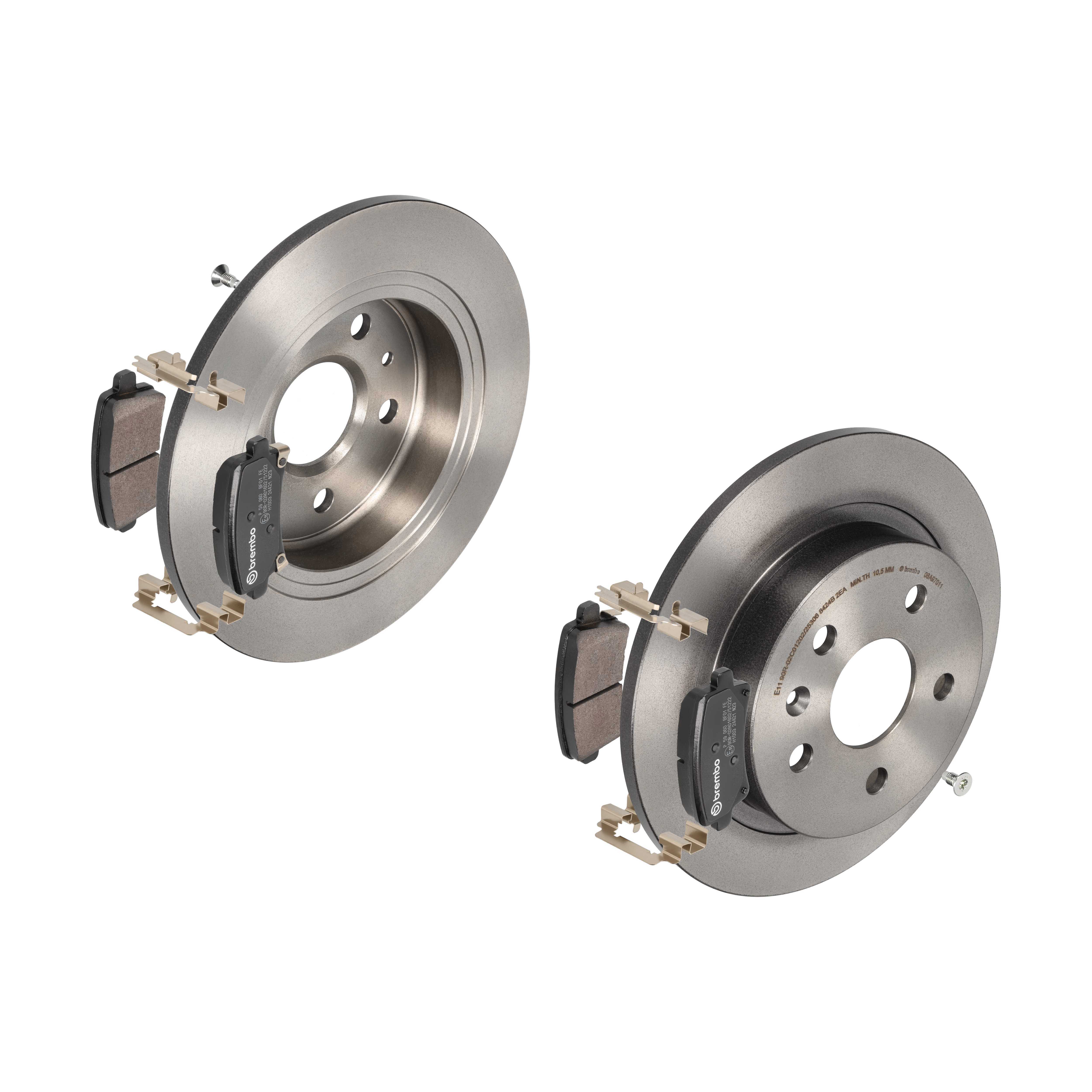 BREMBO Bremsesæt, skivebremser 142054183 bagaksel fuld 292mm 12mm for OPEL GENERAL MOTORS BUICK VAUXHALL CHEVROLET SAAB CHEVROLET (SGM)
