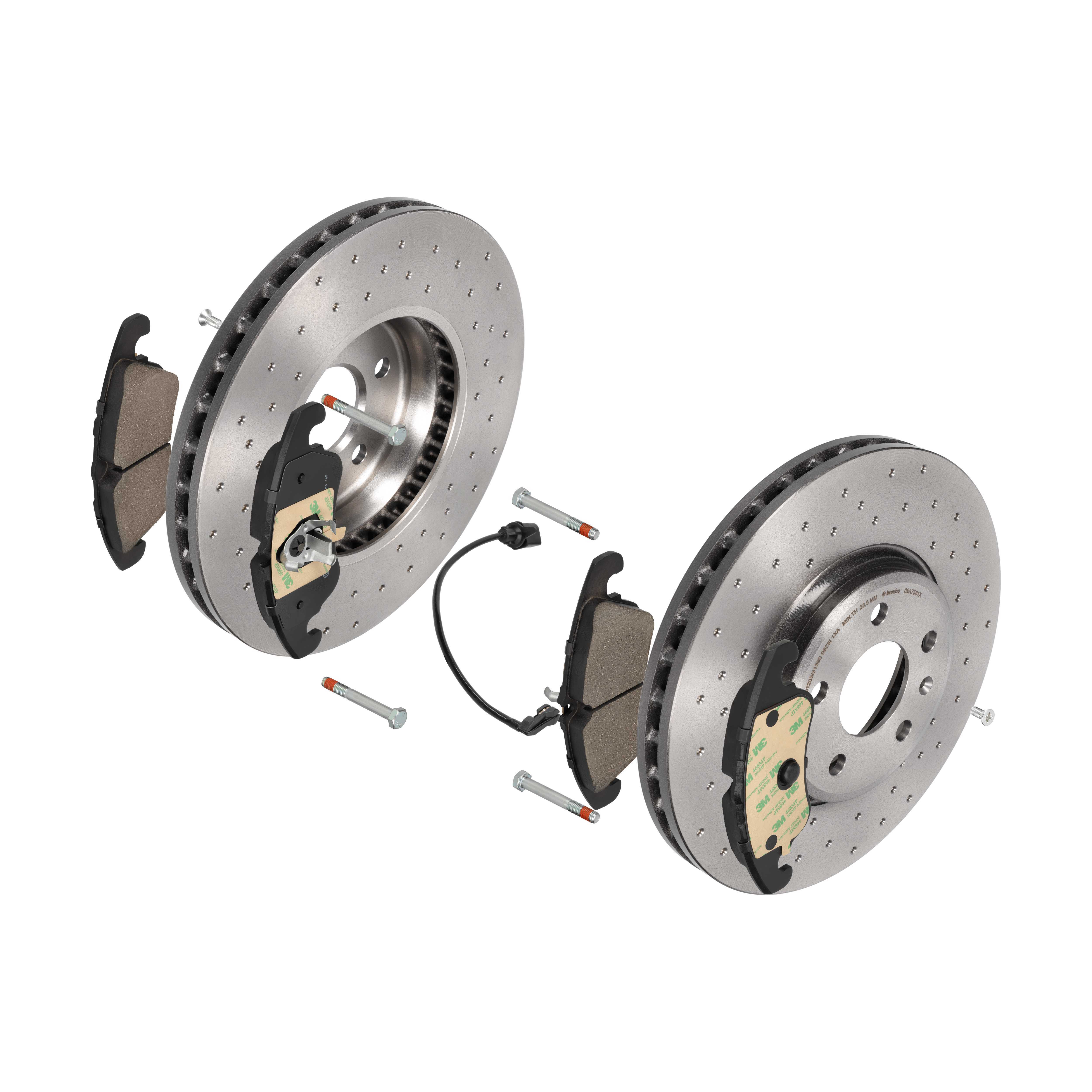 BREMBO sg00000ck7 foraksel perforeret/ventileret 320mm 30mm for AUDI SEAT SKODA VW (FAW) AUDI (FAW)