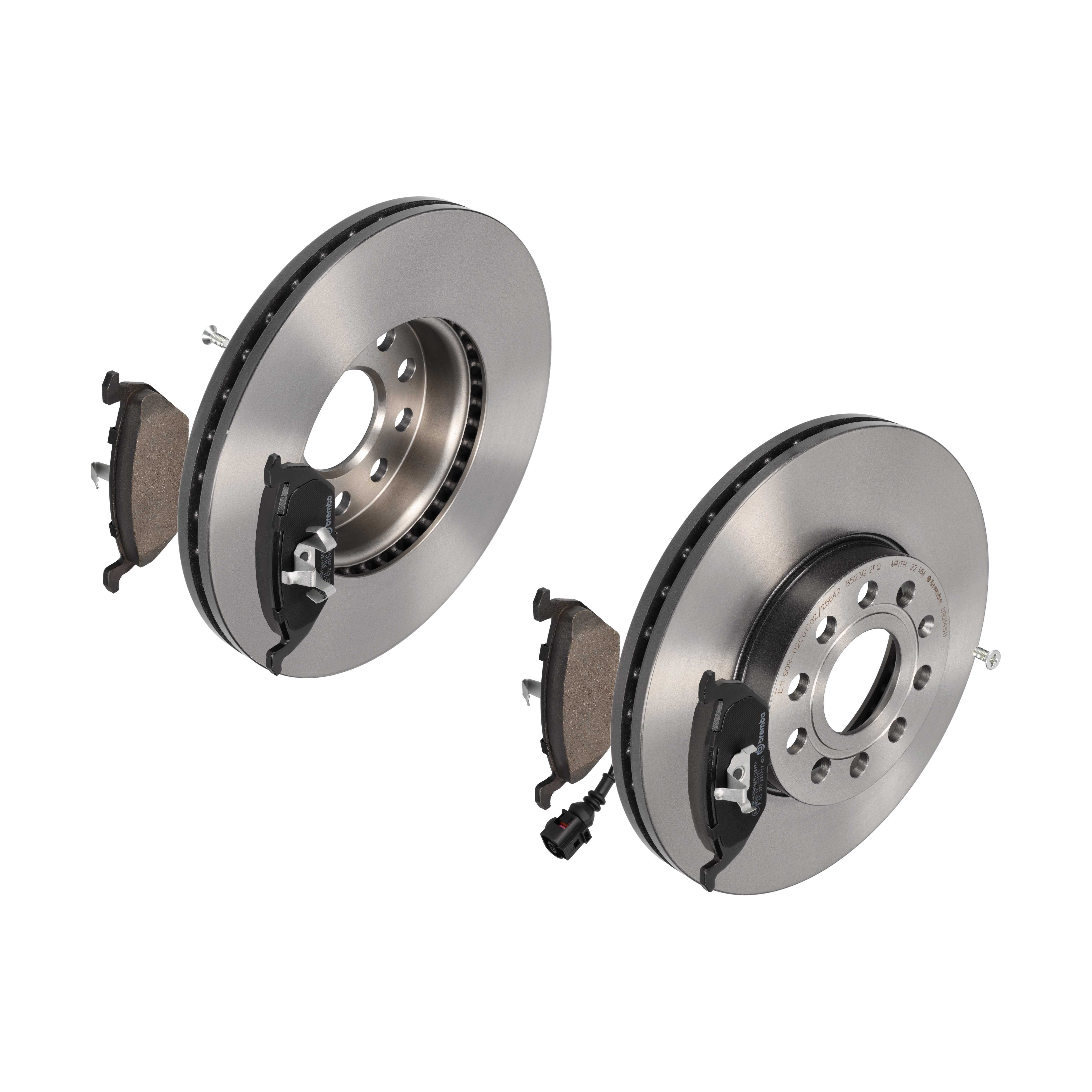 BREMBO Bremsesæt, skivebremser 142053485 foraksel indvendig ventileret 288mm 25mm for ROEWE (SAIC) VW SEAT VW (FAW) SKODA SKODA (SVW) VW (SVW) AUDI AU