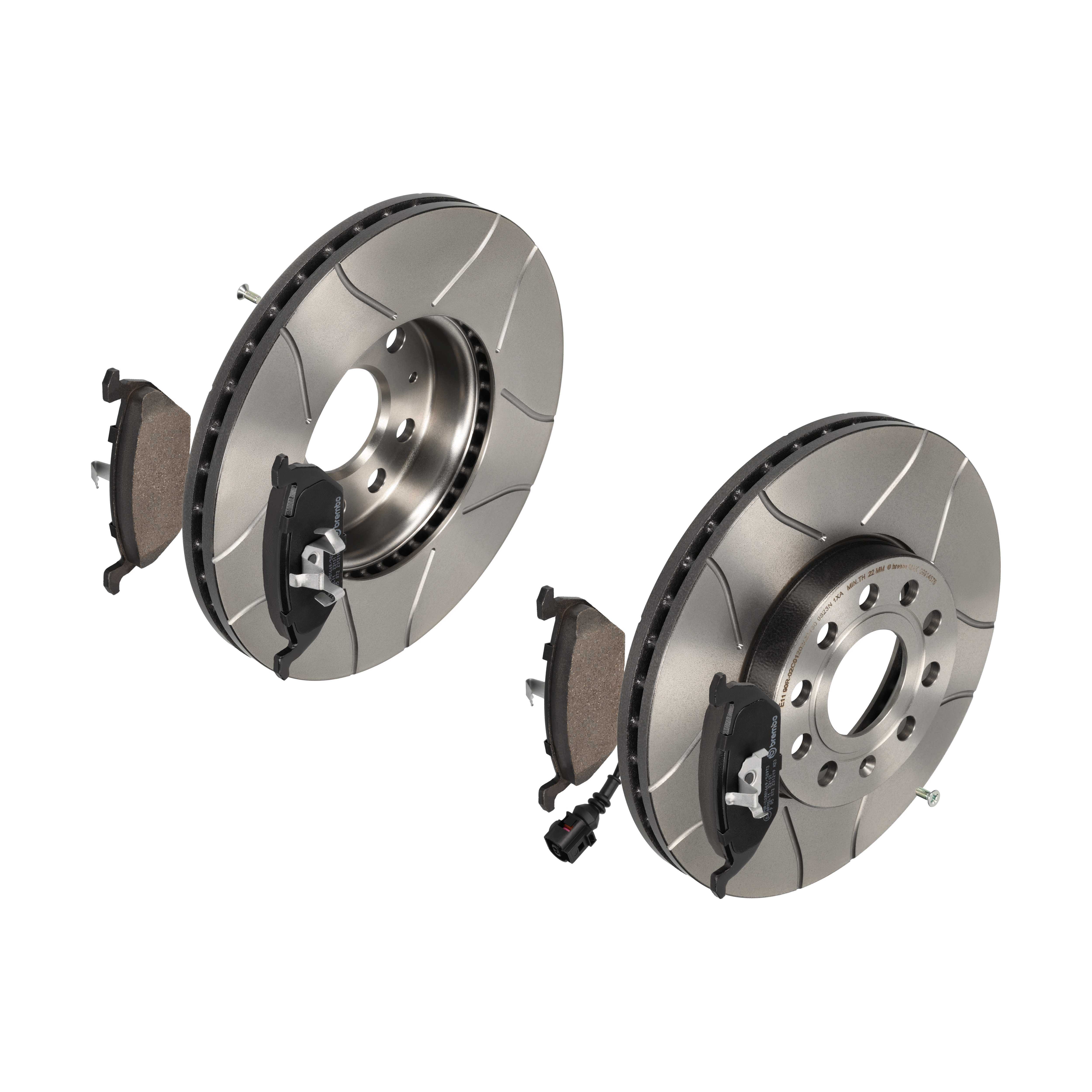 BREMBO Bremsesæt, skivebremser 142053487 foraksel lukket 288mm 25mm for ROEWE (SAIC) SKODA VW VW (SVW) AUDI SEAT AUDI (FAW) VW (FAW) SKODA (SVW)