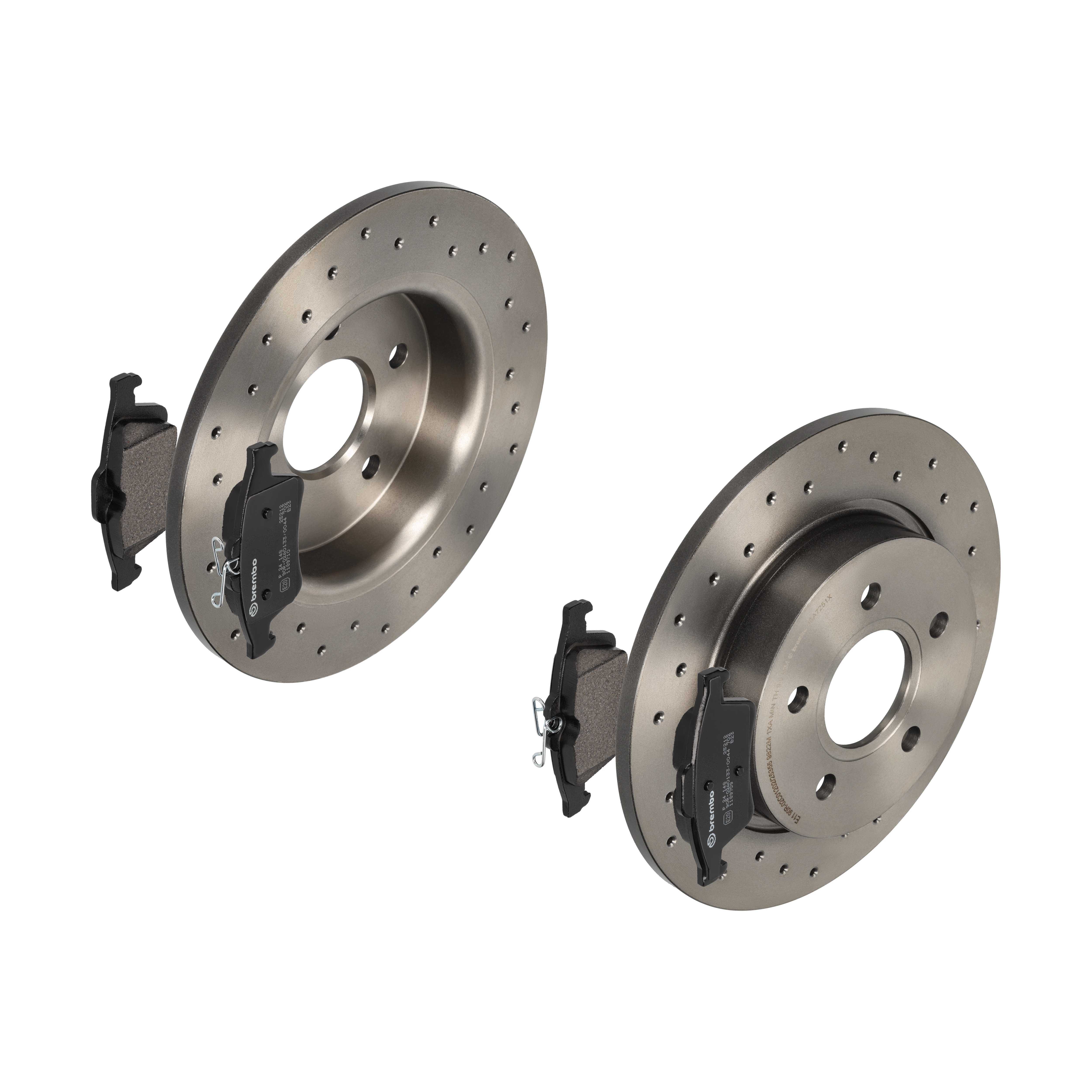 BREMBO Bremsesæt, skivebremser sk8k0f9651 bagaksel fuld 271mm 11mm for FORD FORD (CHANGAN) VOLVO NISSAN FORD ASIA & OCEANIA MAZDA FORD USA