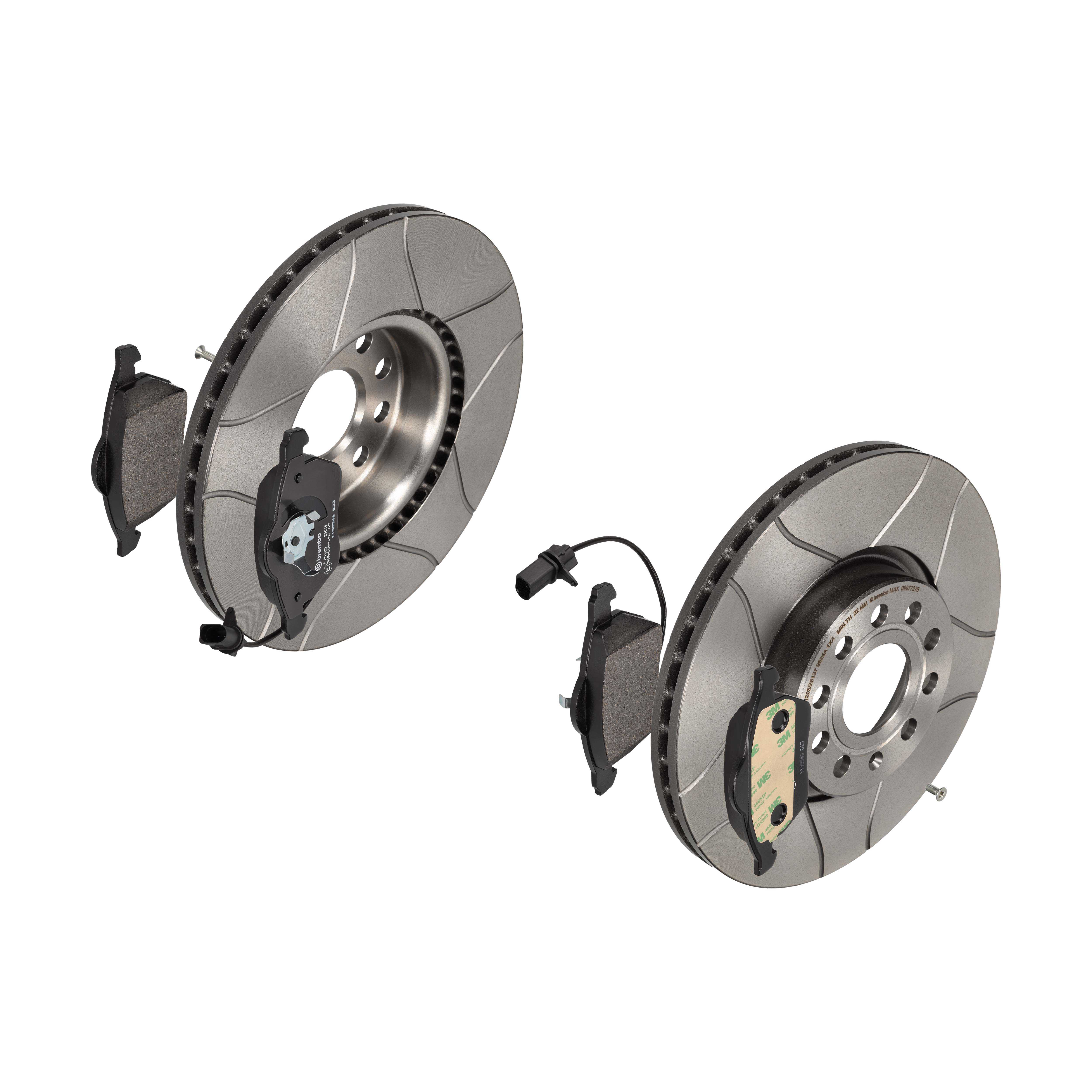 BREMBO Bremsesæt, skivebremser 142053625 foraksel indvendig ventileret 312mm 25mm for VW SKODA (SVW) AUDI VW (FAW) SEAT AUDI (FAW) SKODA