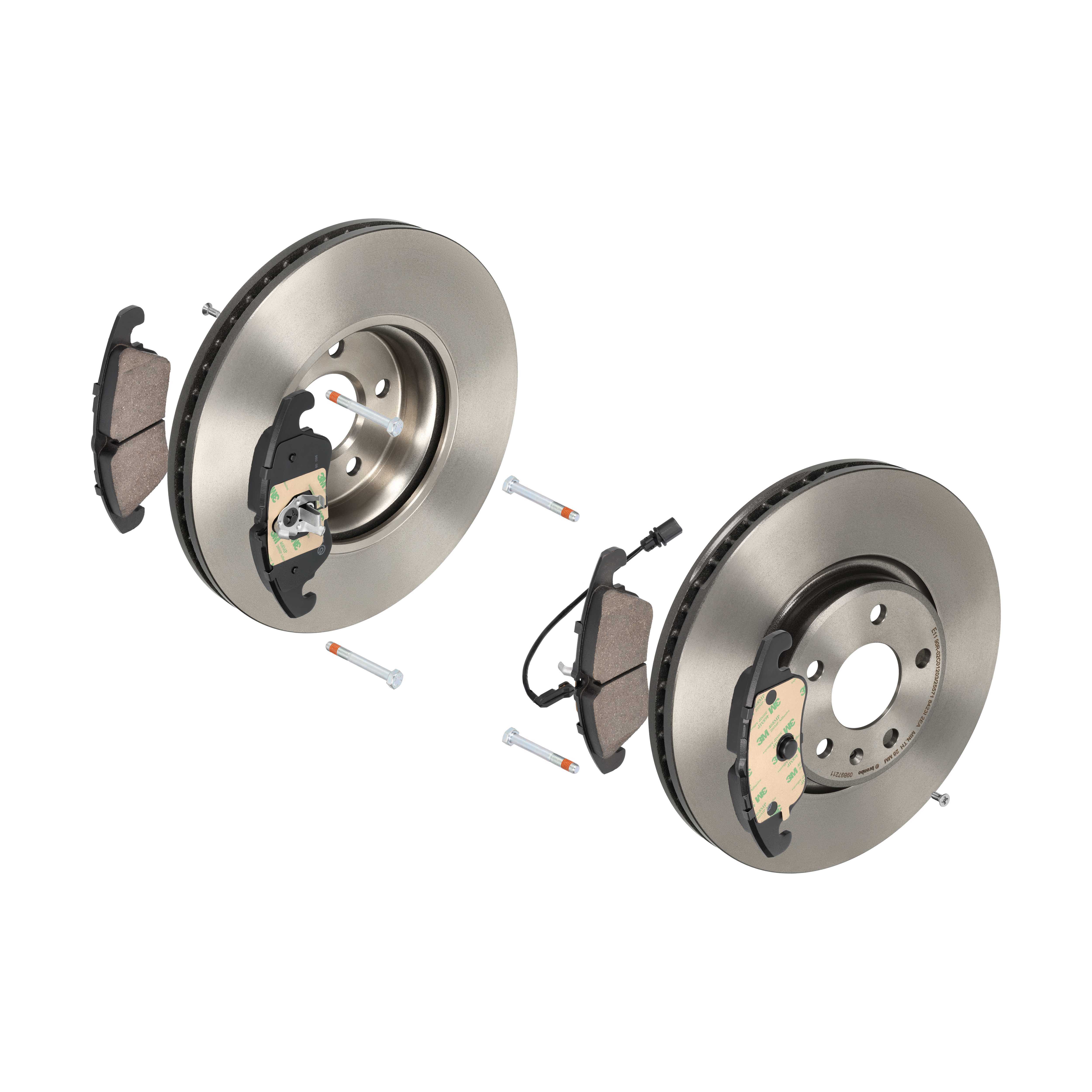 BREMBO Bremsesæt, skivebremser ijdtidc6t5 foraksel indvendig ventileret 320mm 30mm for AUDI VW SKODA AUDI (FAW) VW (SVW) SEAT VW (FAW)