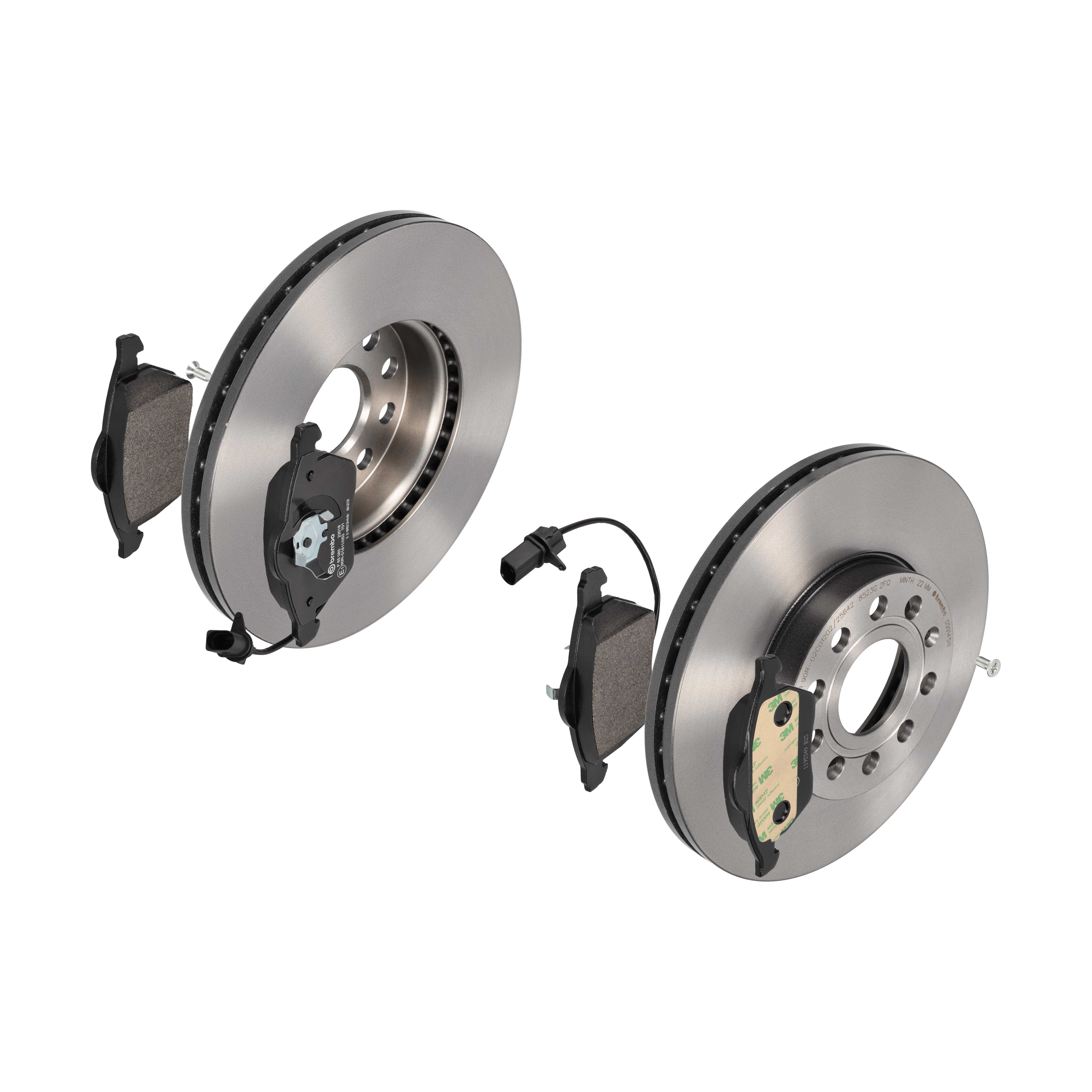BREMBO Bremsesæt, skivebremser ijdtidgwj8 foraksel indvendig ventileret 288mm 25mm for SEAT SKODA AUDI (FAW) VW AUDI VW (FAW) SKODA (SVW)