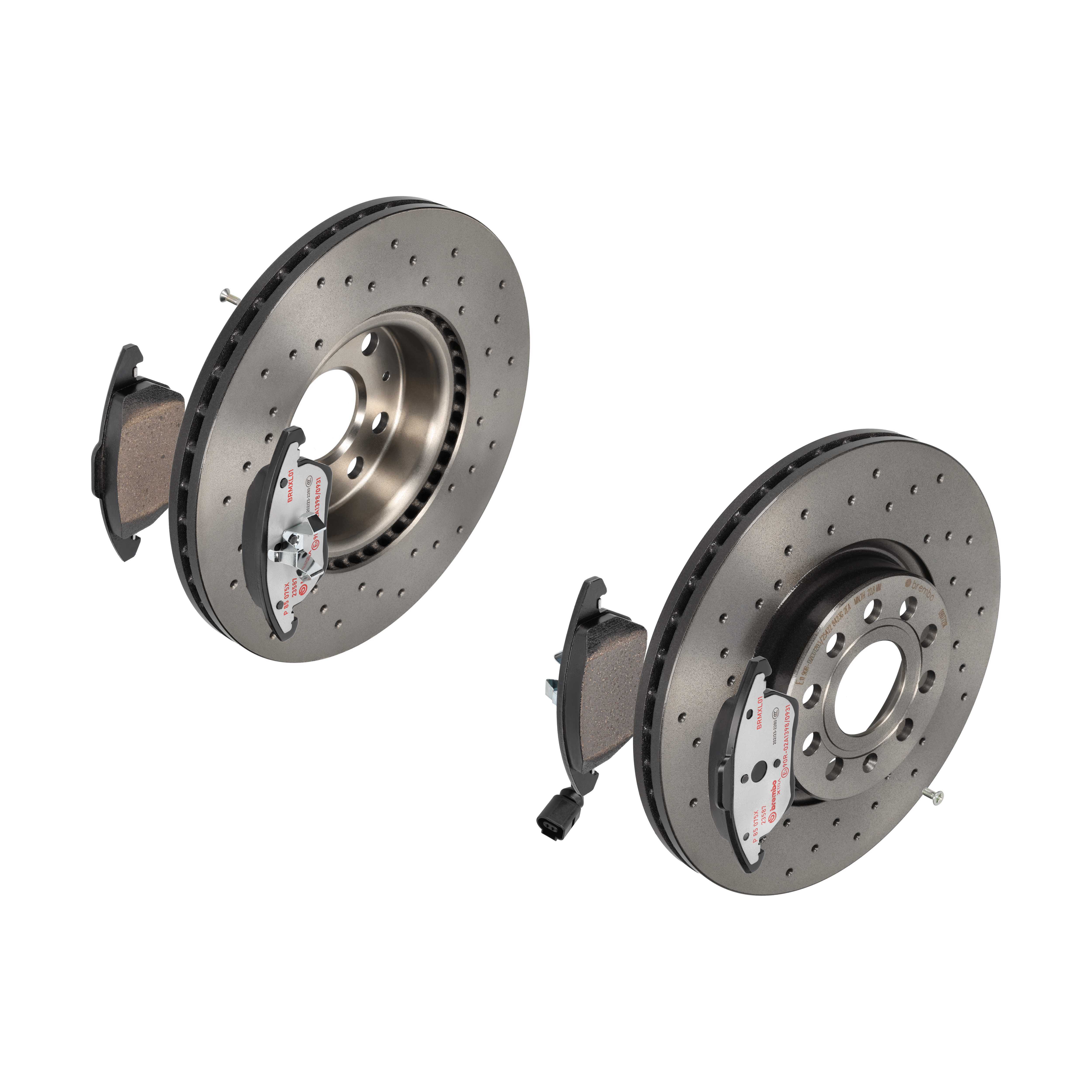 BREMBO Bremsesæt, skivebremser sk8k0f5b44 foraksel perforeret/ventileret 312mm 25mm for VW AUDI (FAW) SKODA (SVW) SKODA AUDI VW (SVW) VW (FAW)