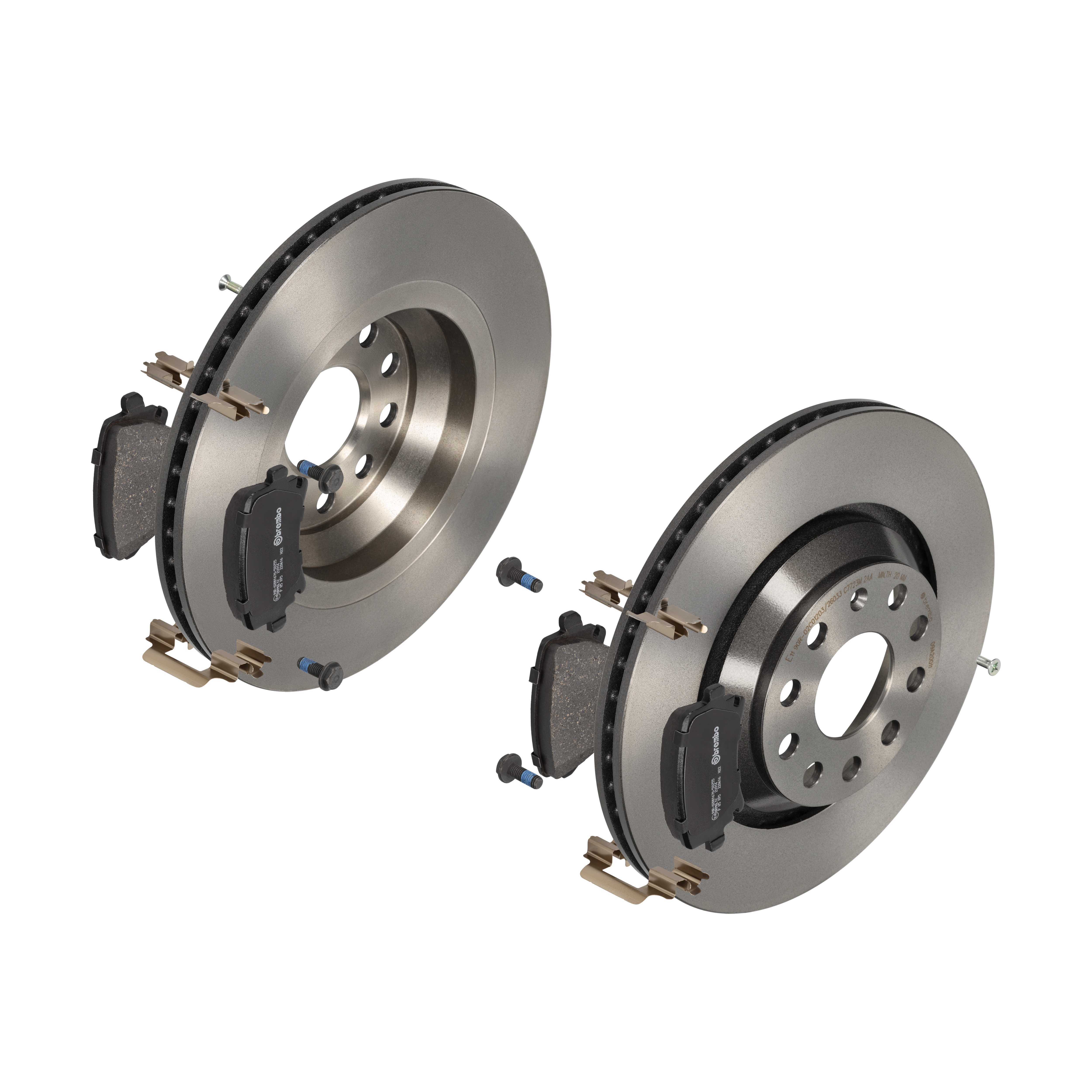 BREMBO Bremsesæt, skivebremser 142054910 bagaksel indvendig ventileret 310mm 22mm for AUDI VW VW (FAW)