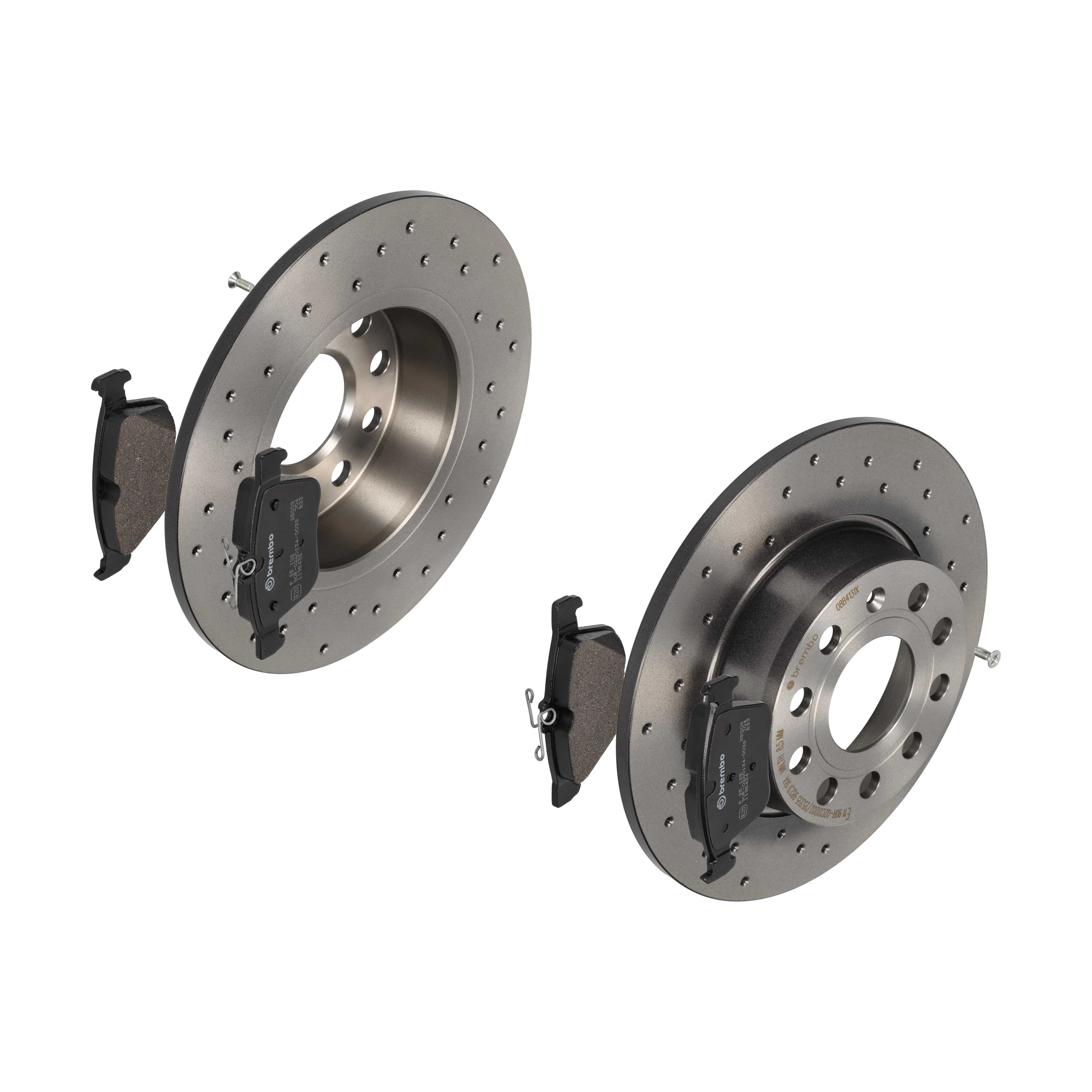 BREMBO Bremsesæt, skivebremser sk8k0f9r09 bagaksel perforeret 272mm 10mm for MG (SAIC) VW AUDI (FAW) SEAT SKODA AUDI SKODA (SVW) VW (FAW)