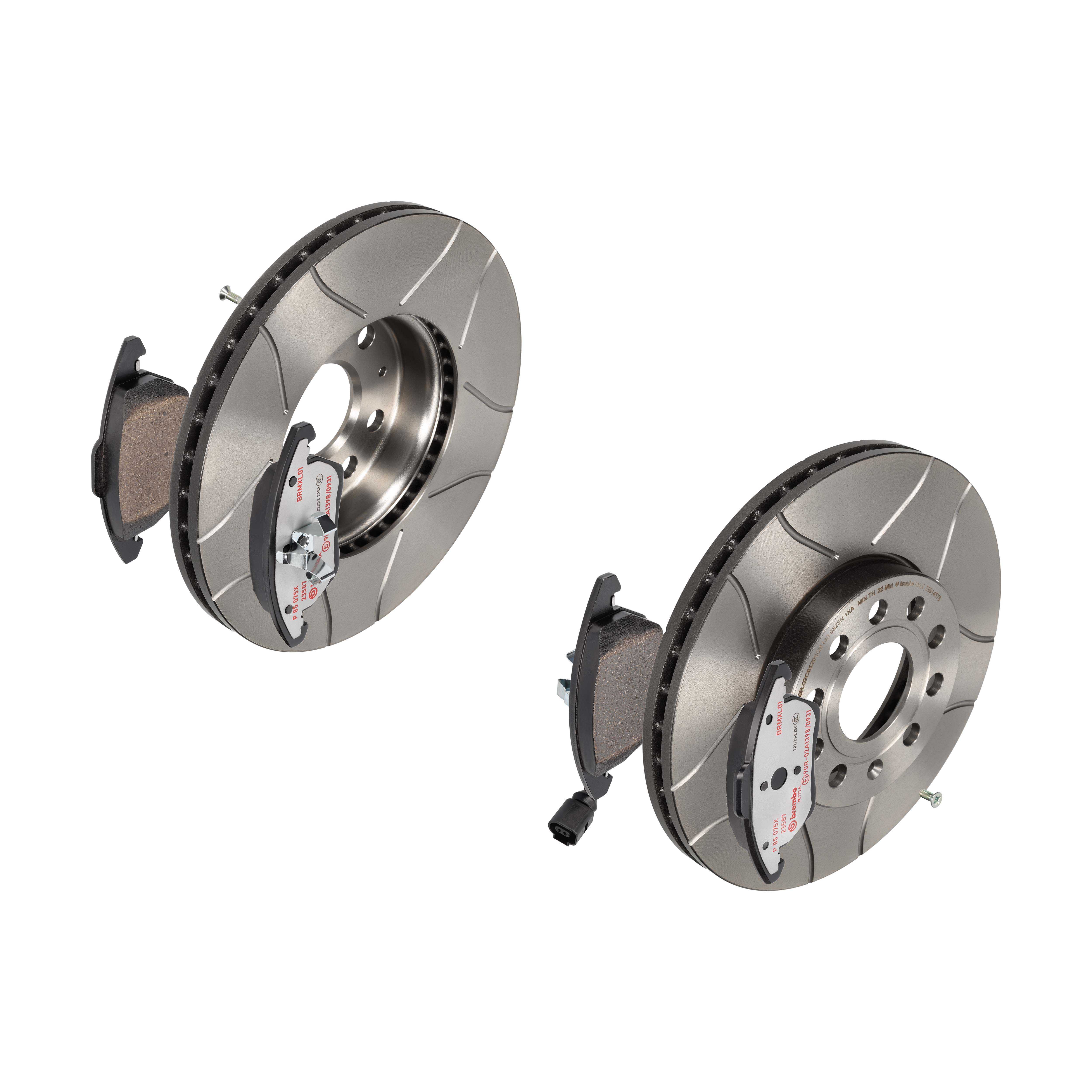 BREMBO Bremsesæt, skivebremser sk8k0f2ml3 foraksel lukket 288mm 25mm for VW (SVW) SKODA SEAT VW (FAW) VW SKODA (SVW) AUDI AUDI (FAW)