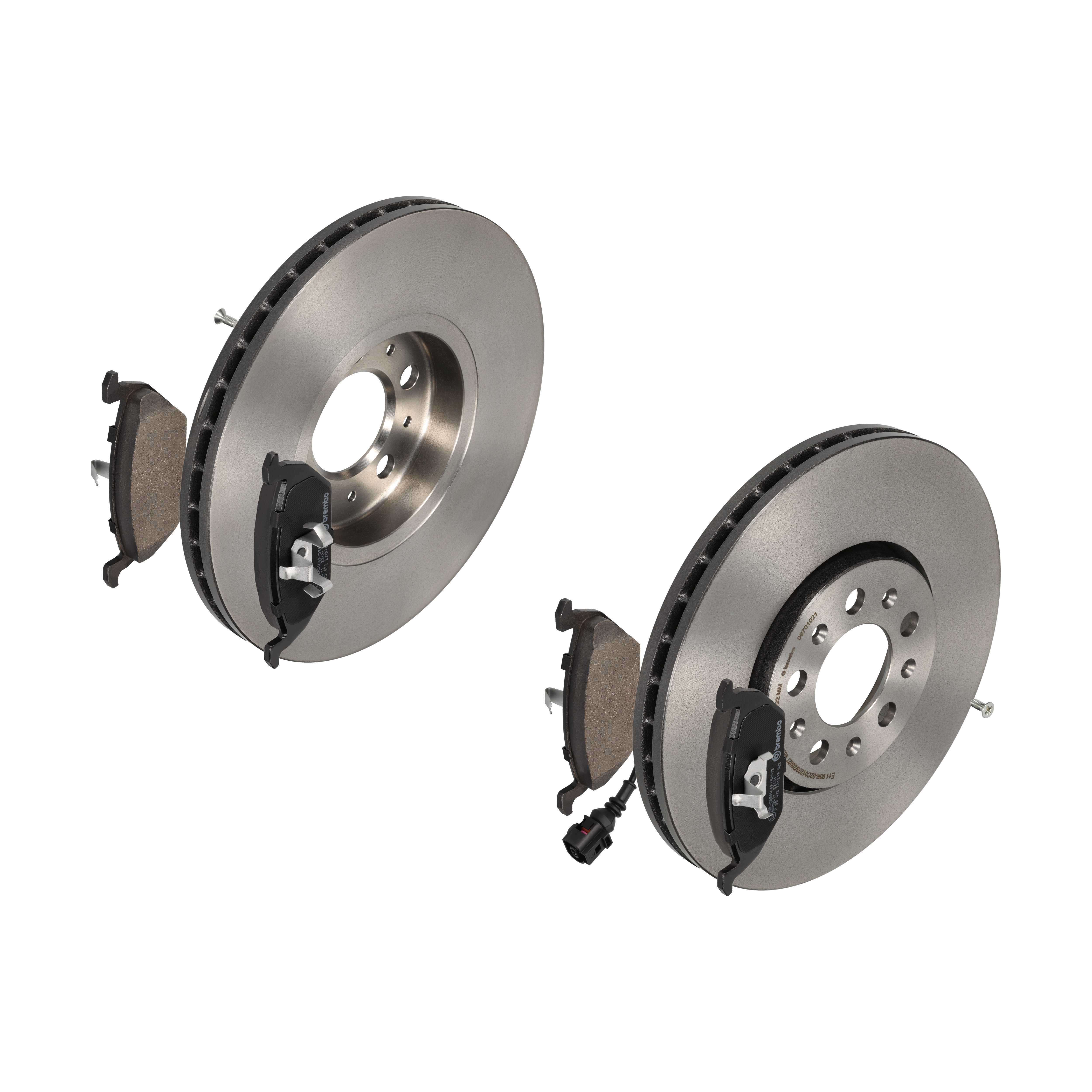 BREMBO Bremsesæt, skivebremser 142053477 foraksel indvendig ventileret 288mm 25mm for ROEWE (SAIC) AUDI SEAT SKODA (SVW) VW VW (SVW) SKODA VW (FAW)