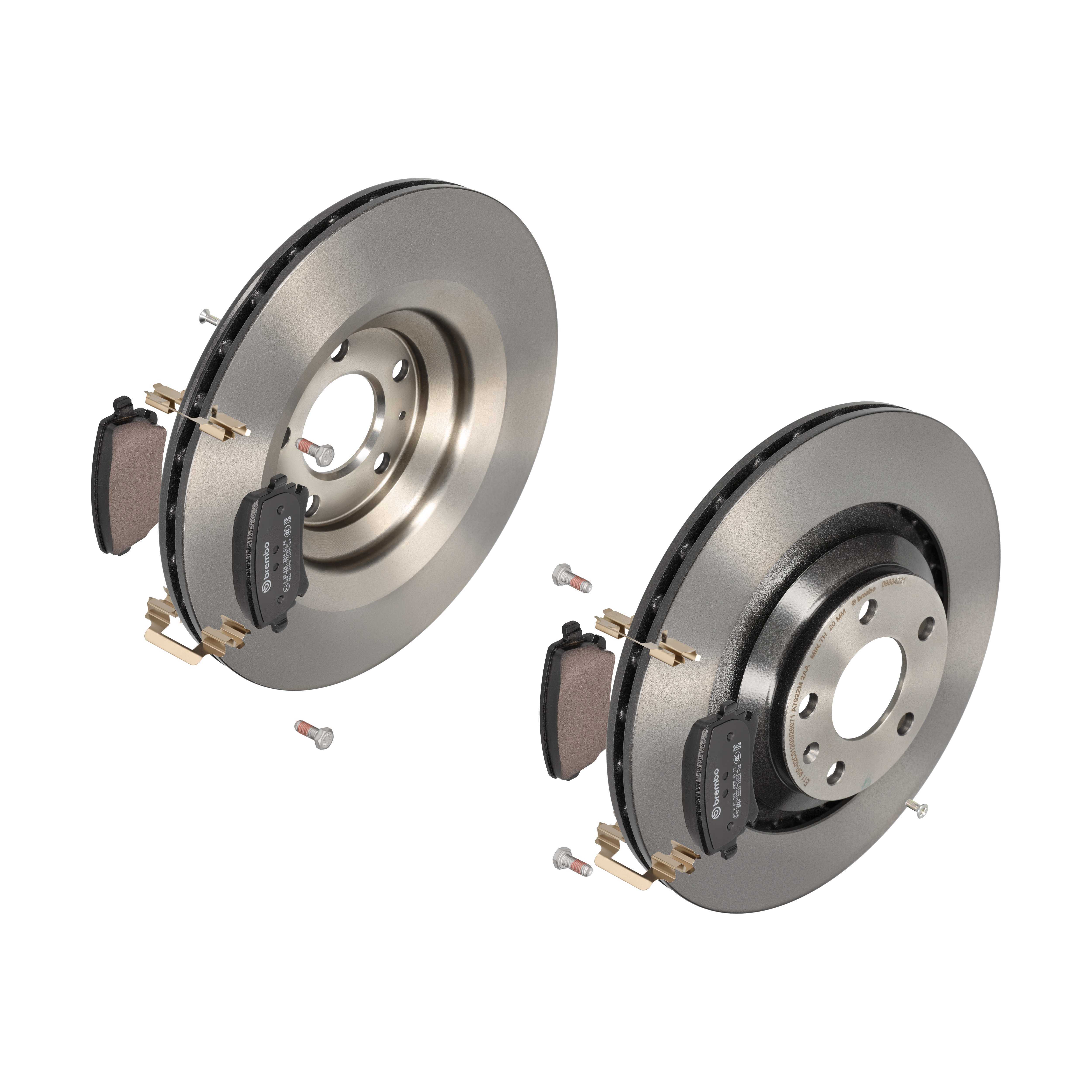BREMBO Bremsesæt, skivebremser 142054145 bagaksel indvendig ventileret 330mm 22mm for SKODA VW AUDI (FAW) SEAT AUDI
