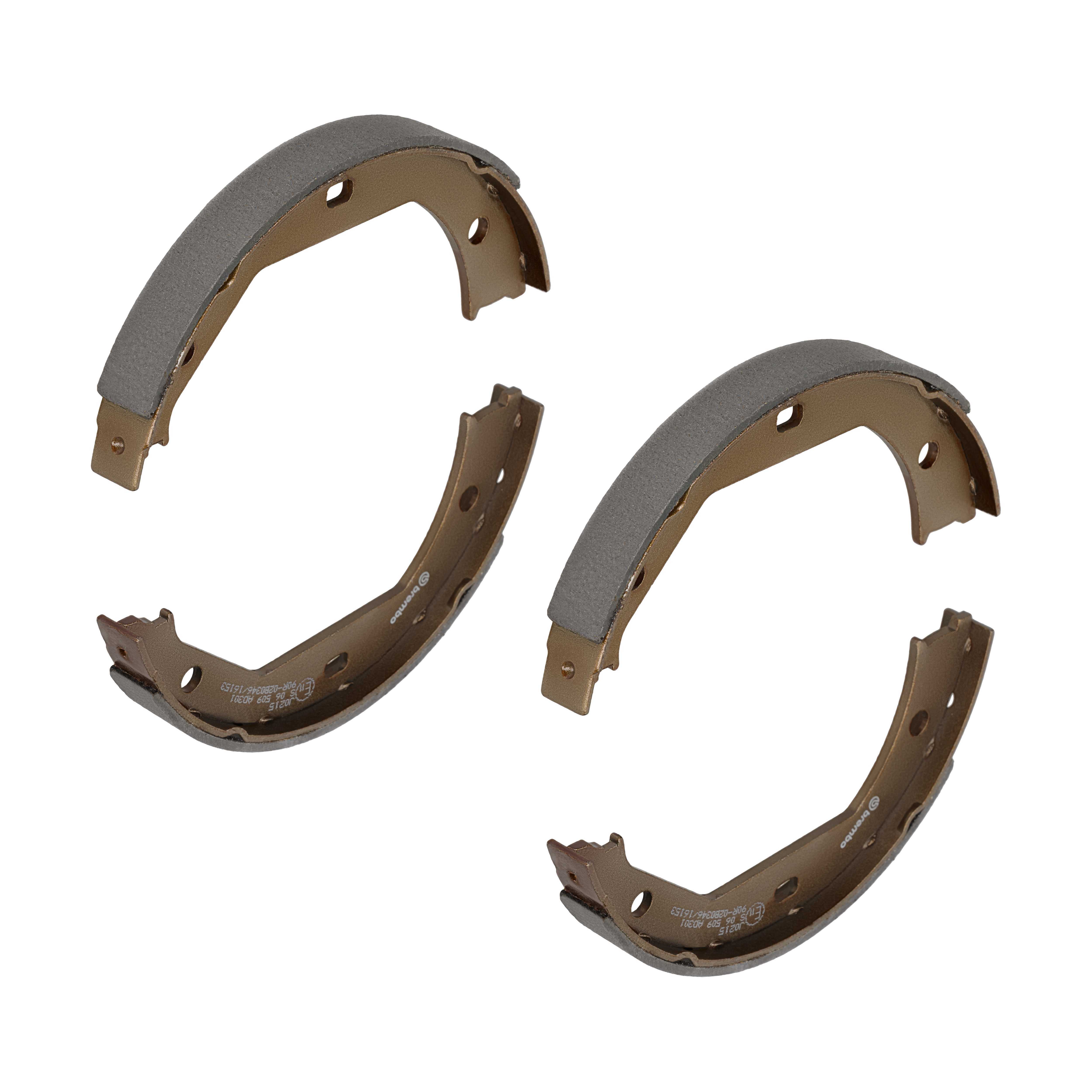 BREMBO Bremsebakkesæt, parkeringsbremse s06509 for BMW