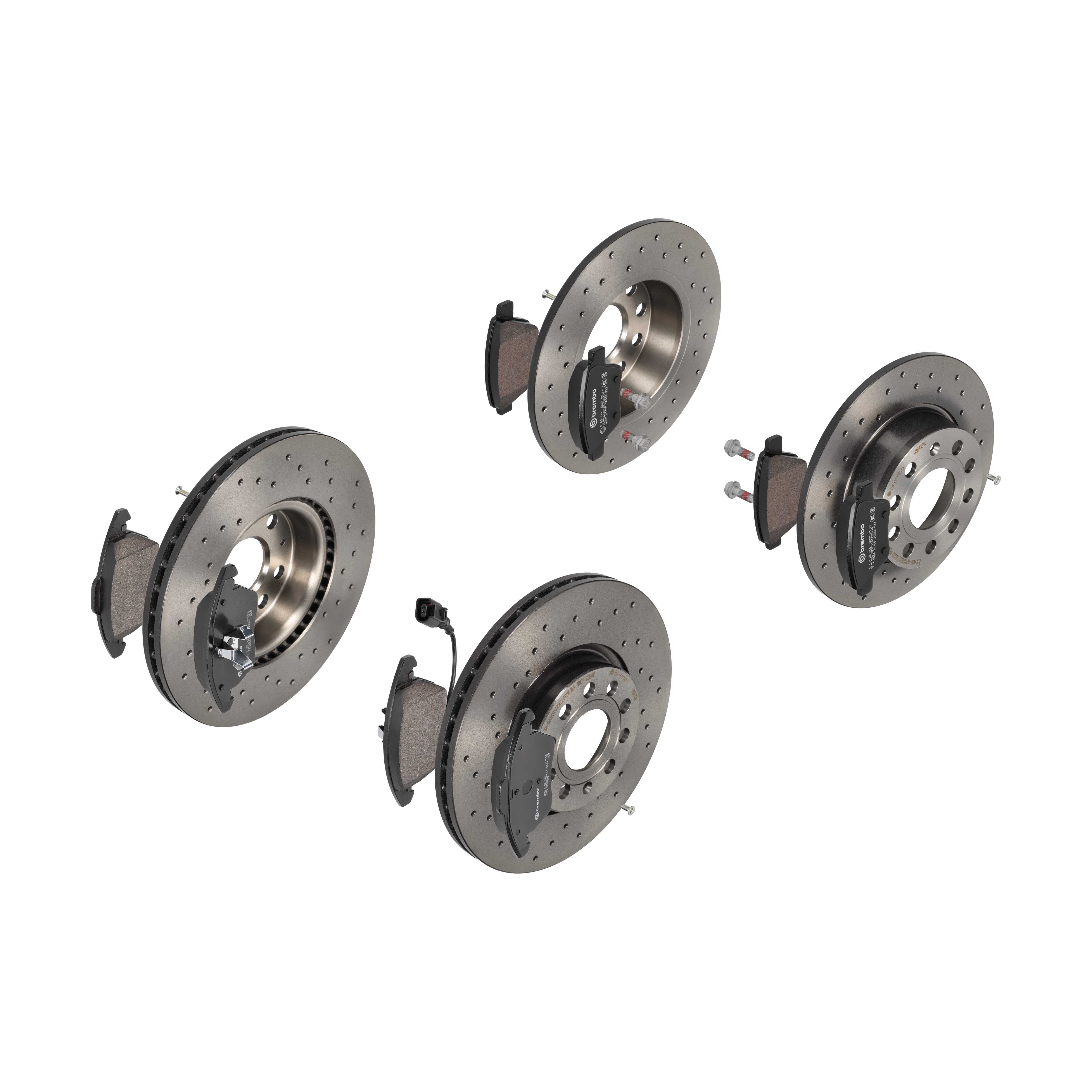 BREMBO Bremsesæt, skivebremser sg00000e5t bagaksel perforeret/ventileret 272mm 25mm for VW AUDI SEAT VW (SVW) SKODA AUDI (FAW) VW (FAW) SKODA (SVW)