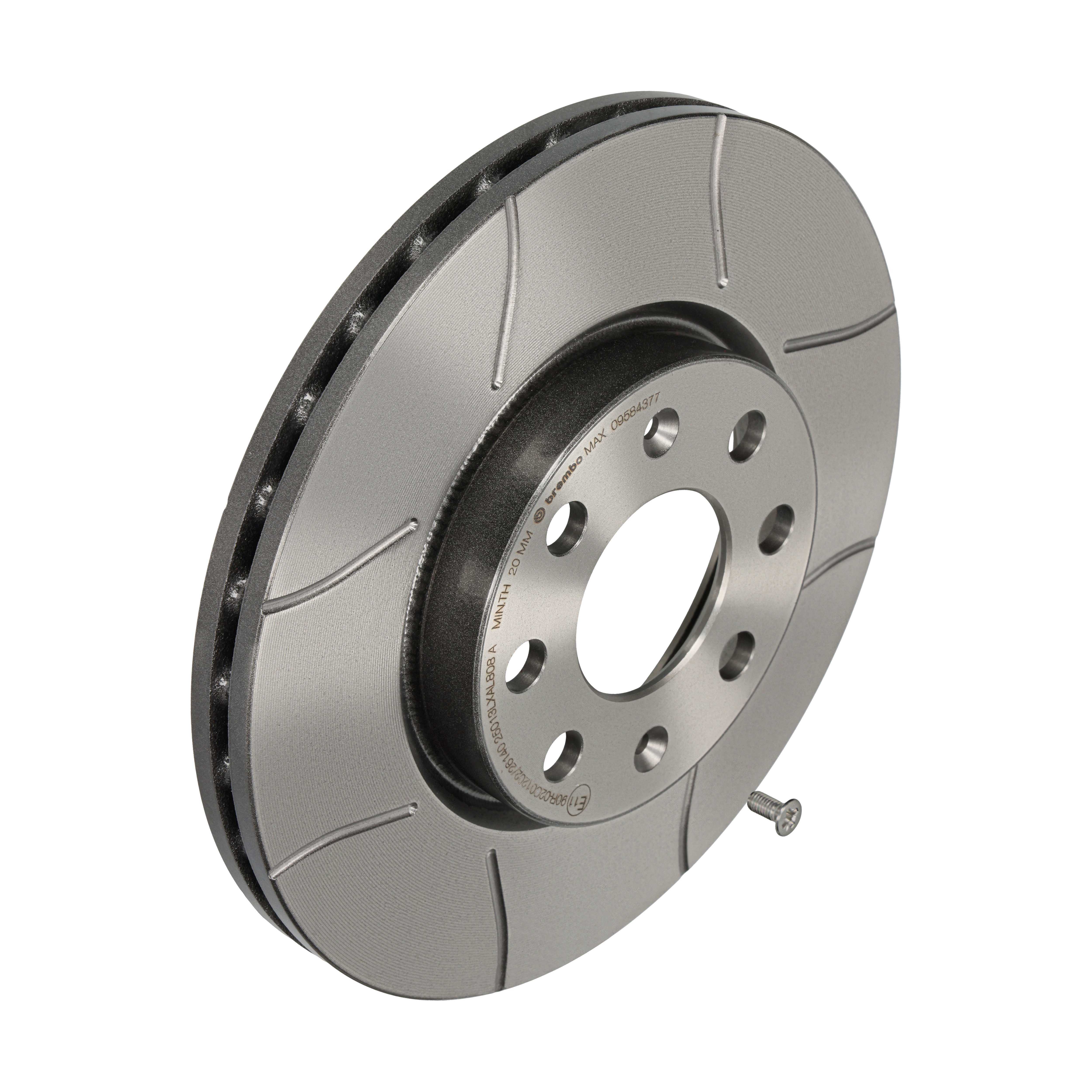 BREMBO Bremseskive 09584377 lukket 257mm 22mm for OPEL VAUXHALL FIAT