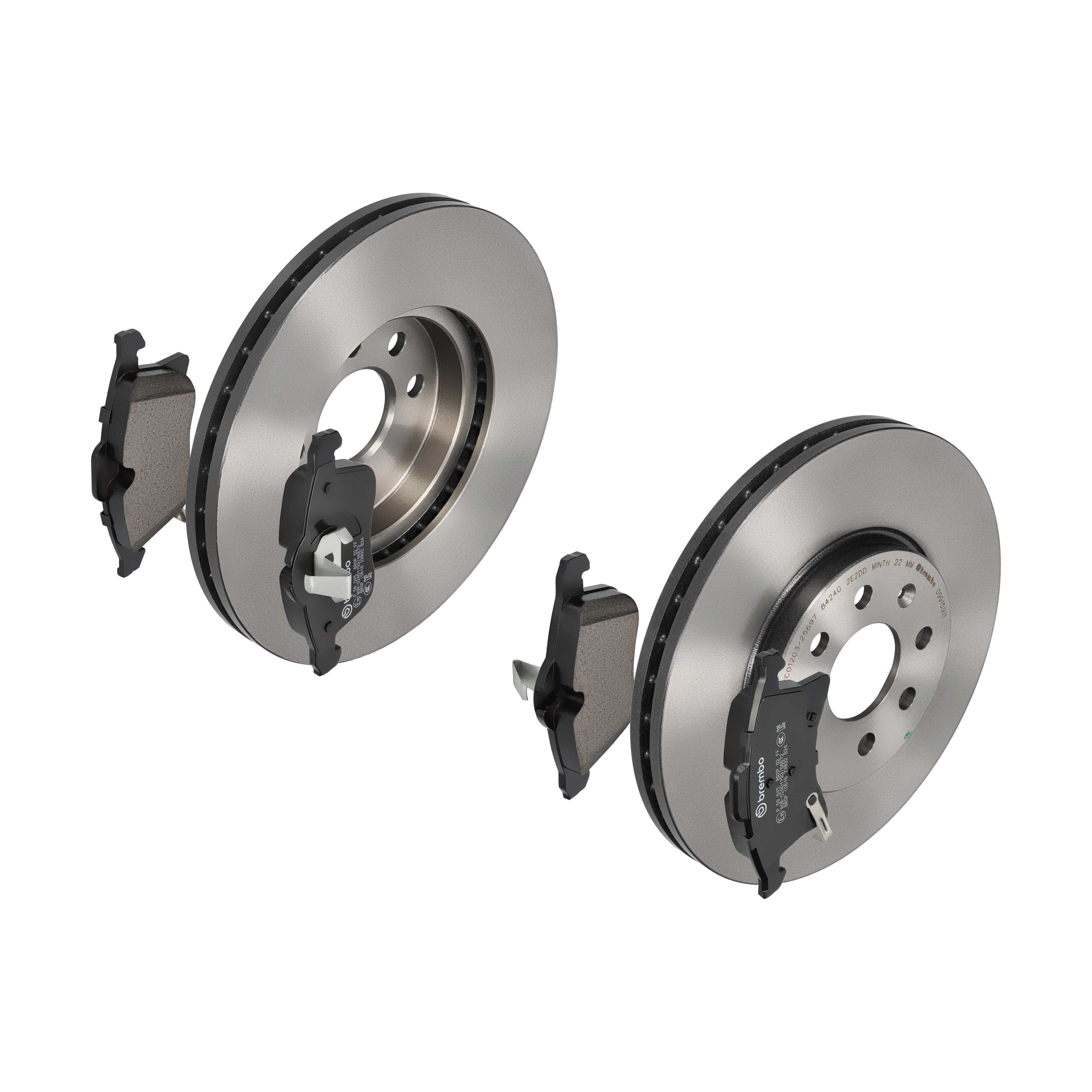 BREMBO Bremsesæt, skivebremser 142053545 foraksel indvendig ventileret 280mm 25mm for OPEL GENERAL MOTORS VAUXHALL SATURN AC