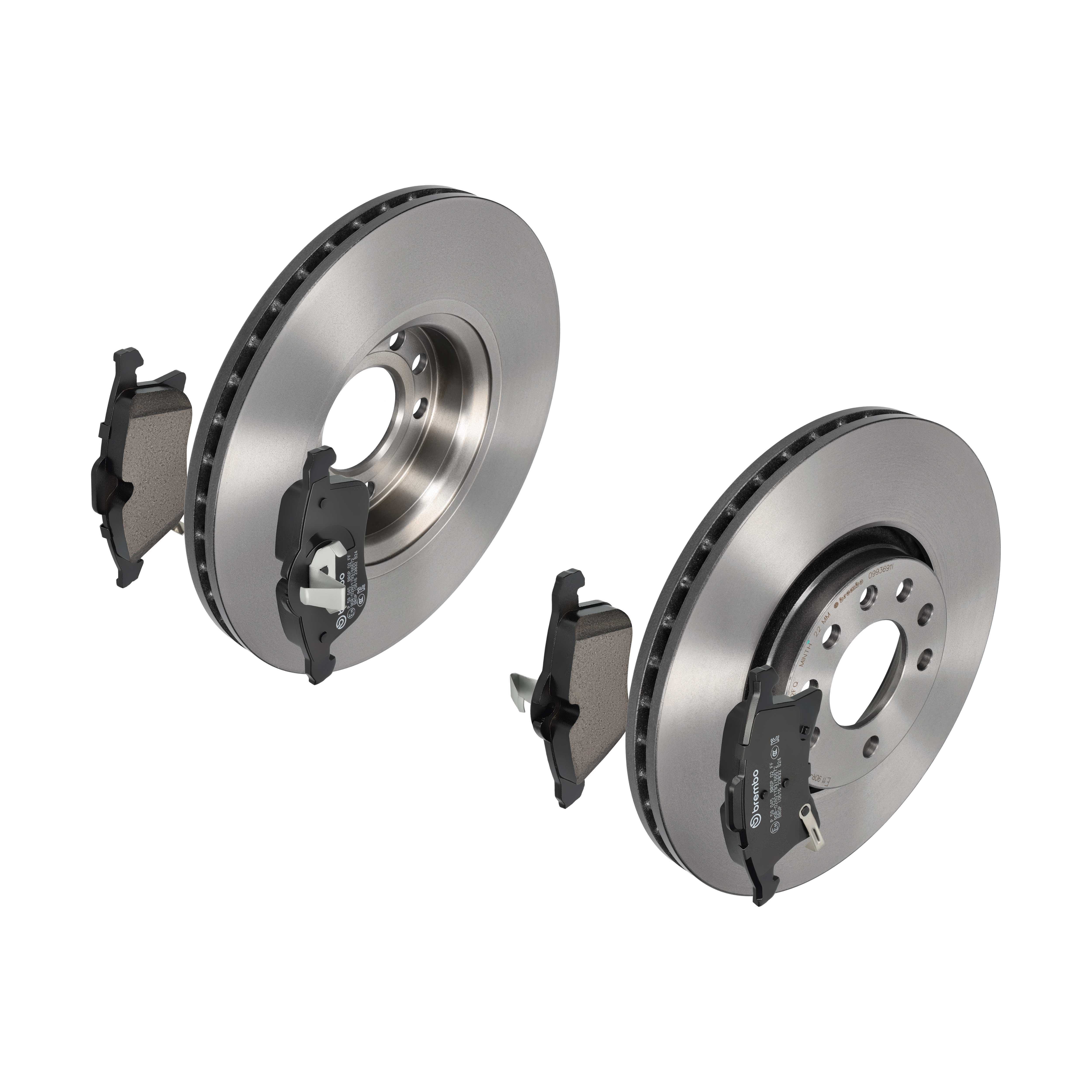 BREMBO Bremsesæt, skivebremser ijdtidg478 foraksel indvendig ventileret 308mm 25mm for OPEL VAUXHALL SAAB GENERAL MOTORS SATURN AC