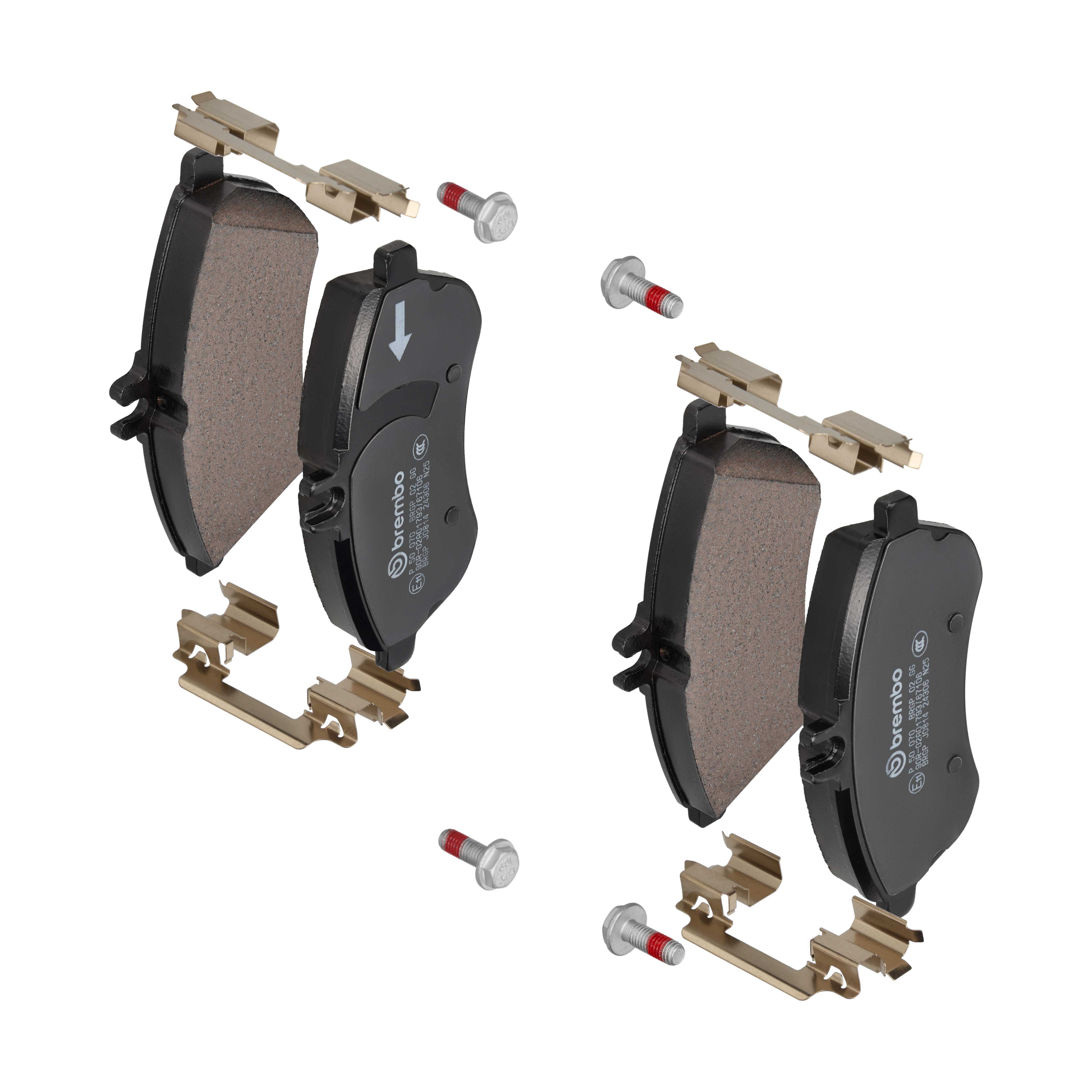 BREMBO Bremseklodser p50070 for MERCEDES-BENZ