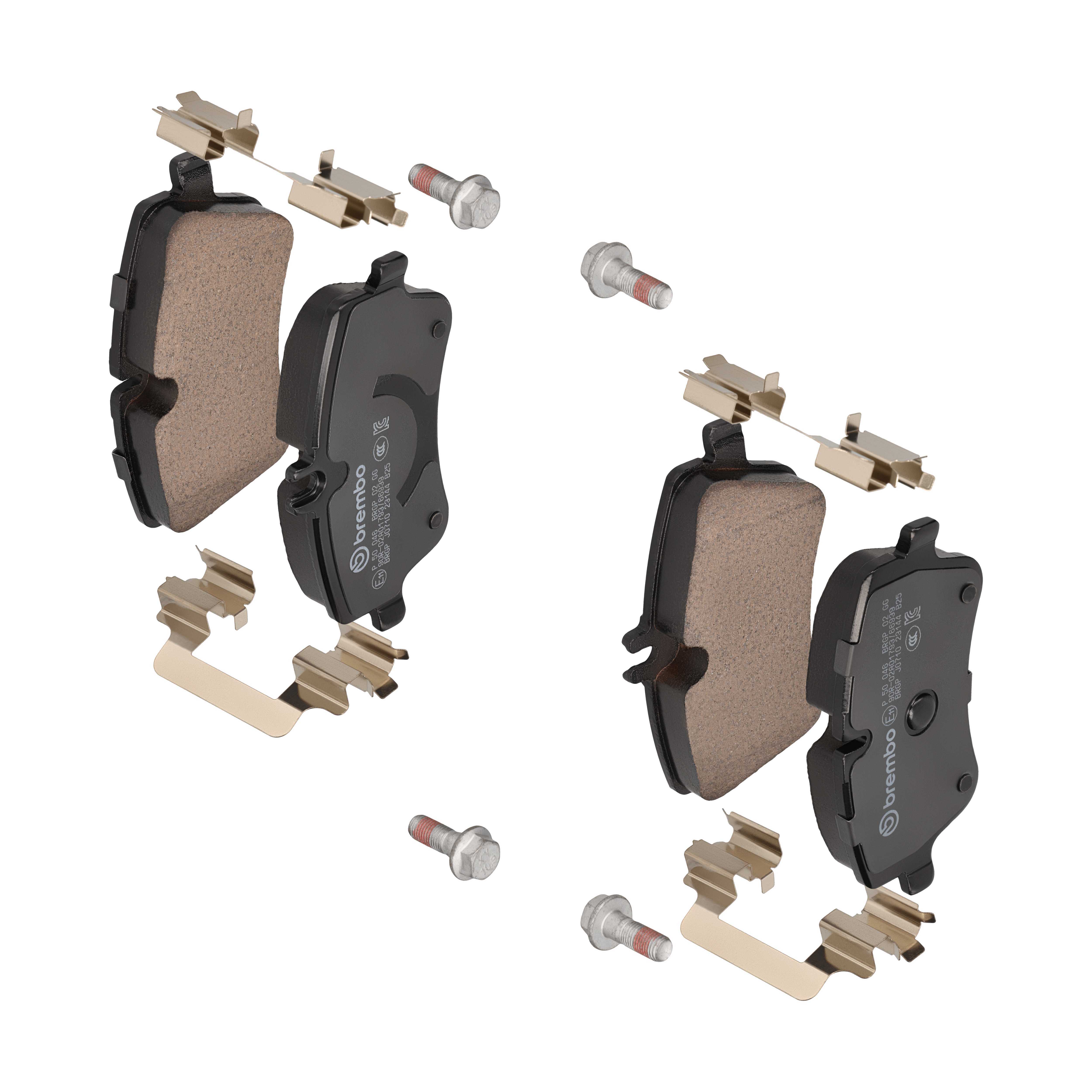 BREMBO Bremseklodser p50046 for MERCEDES-BENZ