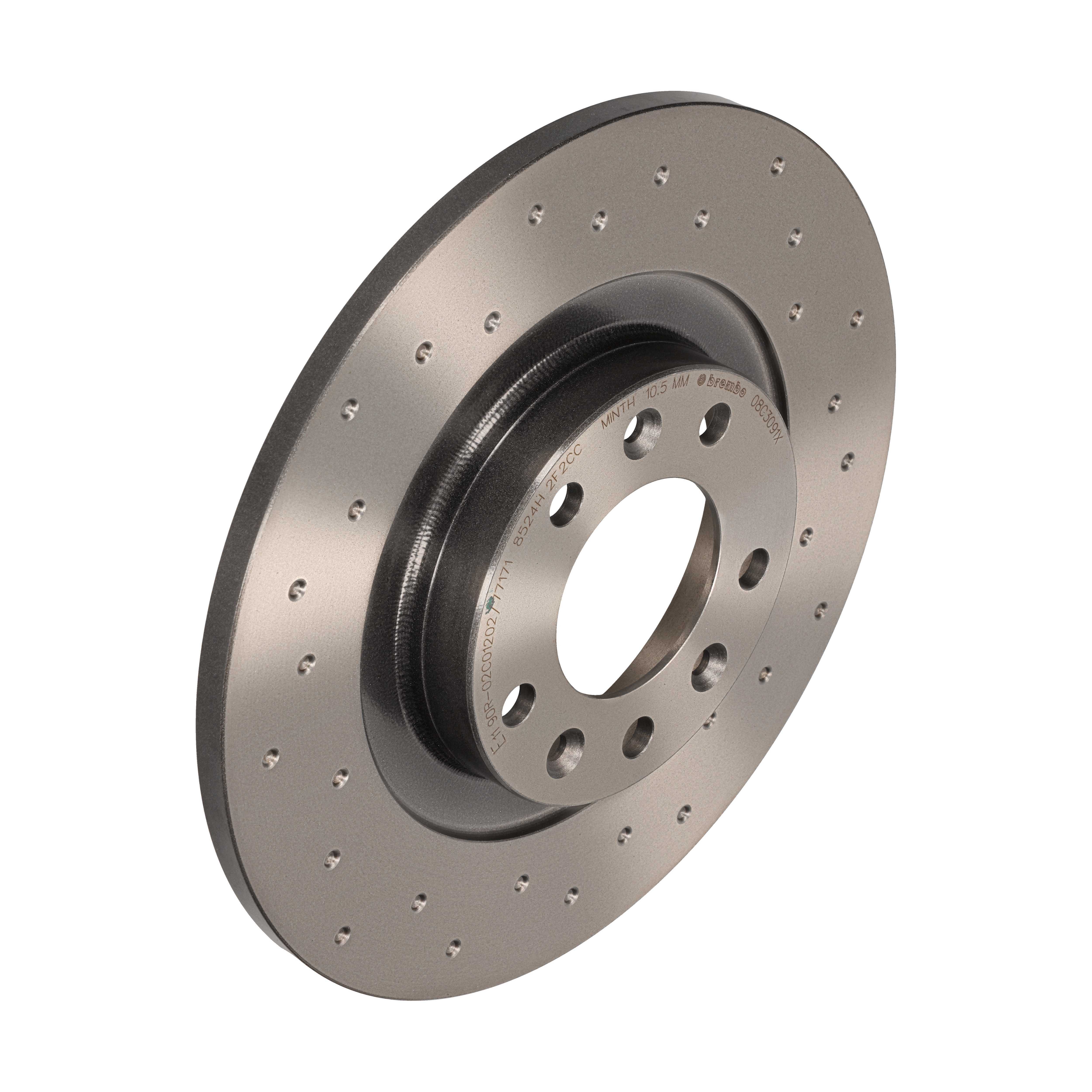 BREMBO Bremseskive 08c3091x perforeret 290mm 12mm for VAUXHALL FIAT DS TOYOTA CITROËN (DF-PSA)