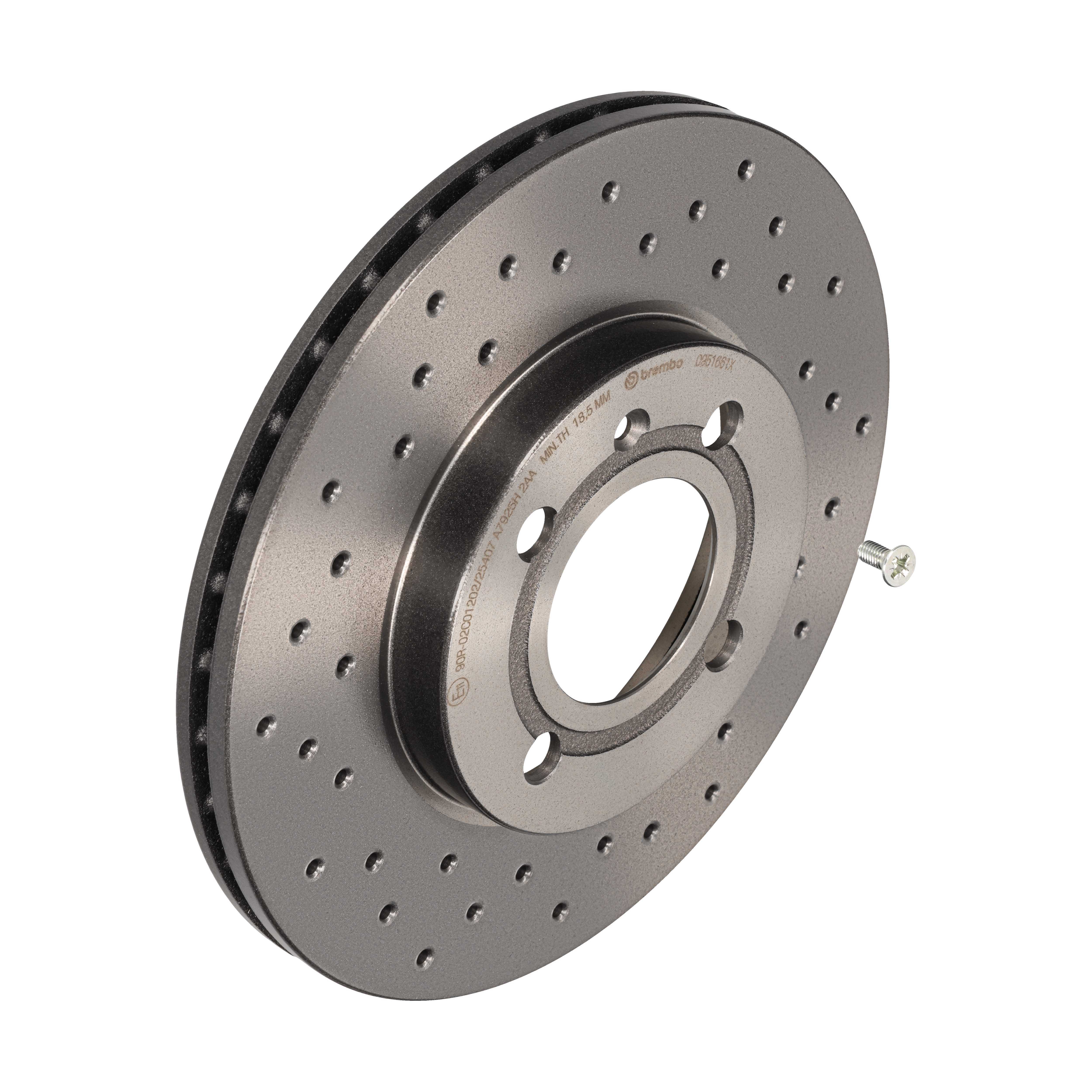 BREMBO Bremseskive 0951661x 256mm 20mm for VW (SVW) VW