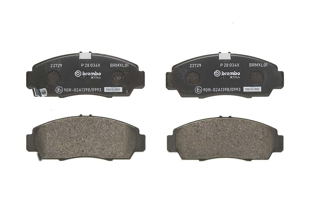 BREMBO Bremseklodser p28034x for HONDA HONDA (GAC) ACURA BYD
