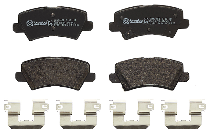 BREMBO Bremseklodser p30111 for KIA