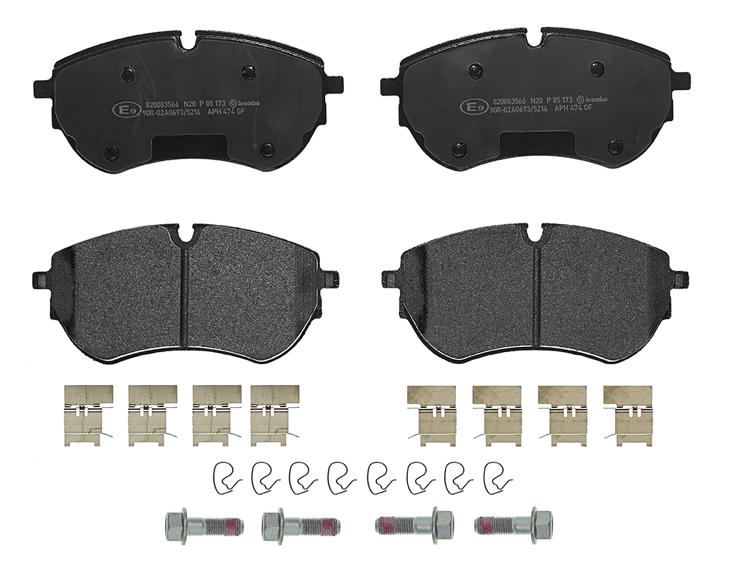 BREMBO Bremseklodser p85173 for VW