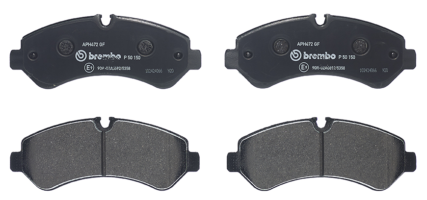BREMBO Bremseklodser p50150 for MERCEDES-BENZ