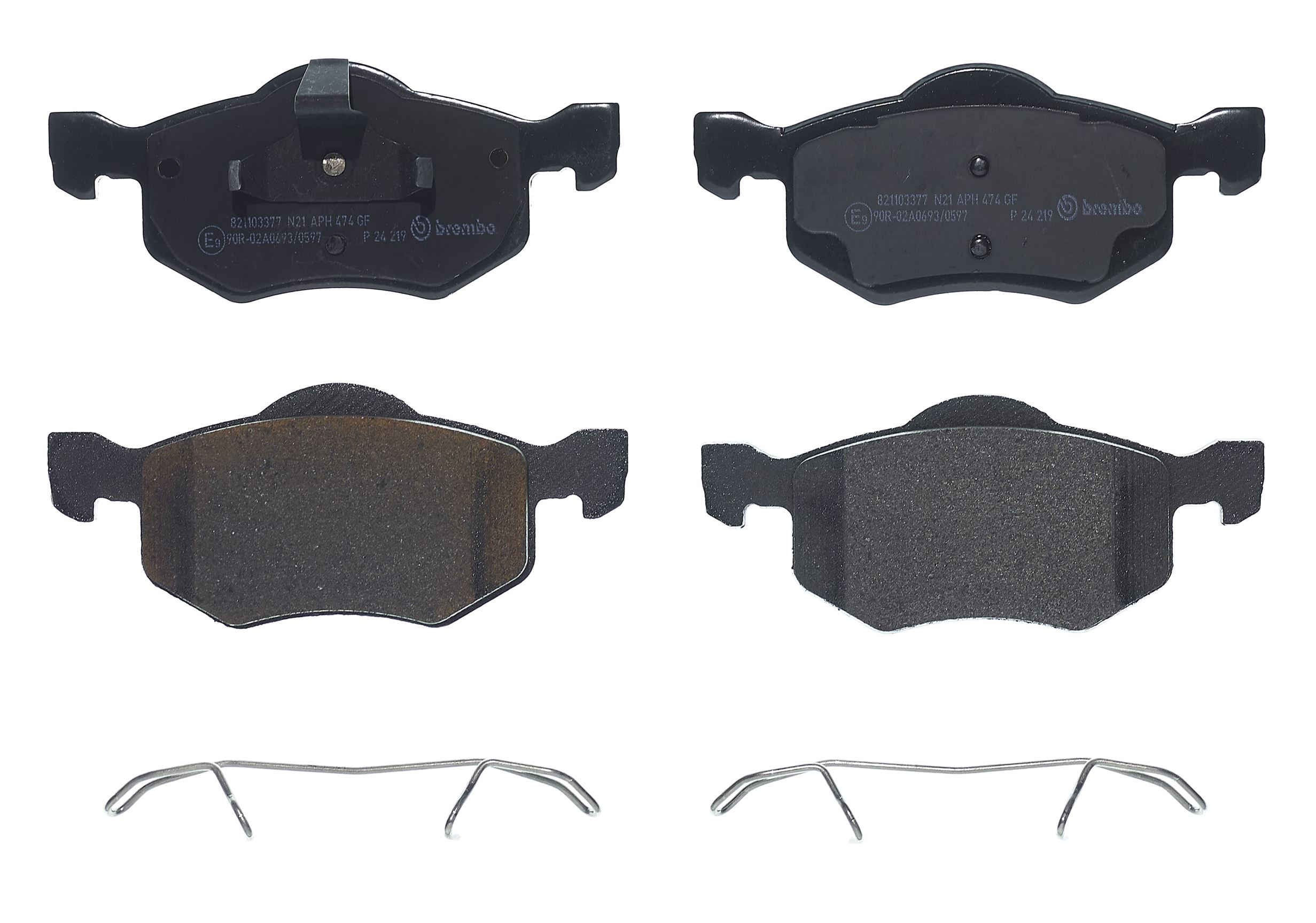 BREMBO Bremseklodser p24219 for FORD