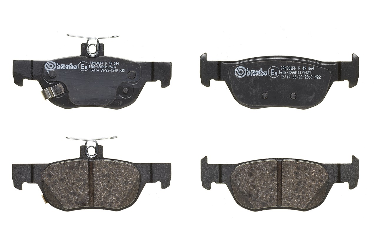BREMBO Bremseklodser p49064 for MAZDA MAZDA (CHANGAN)