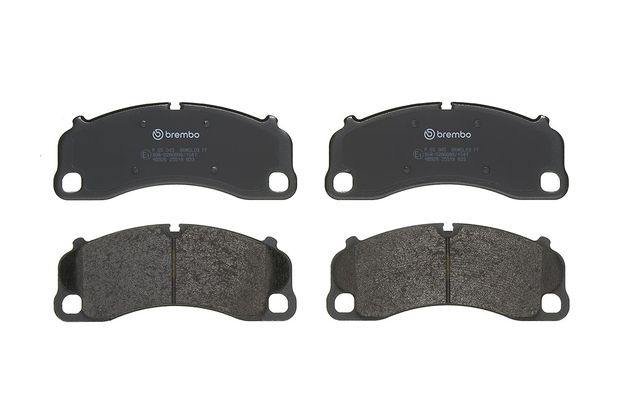 BREMBO Bremseklodser p65045 for PORSCHE