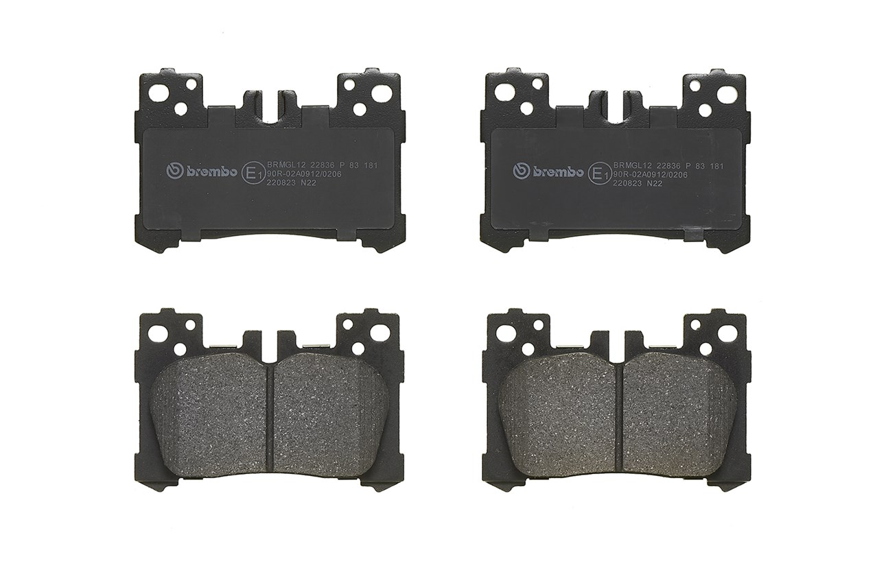 BREMBO Bremseklodser p83181 for LEXUS